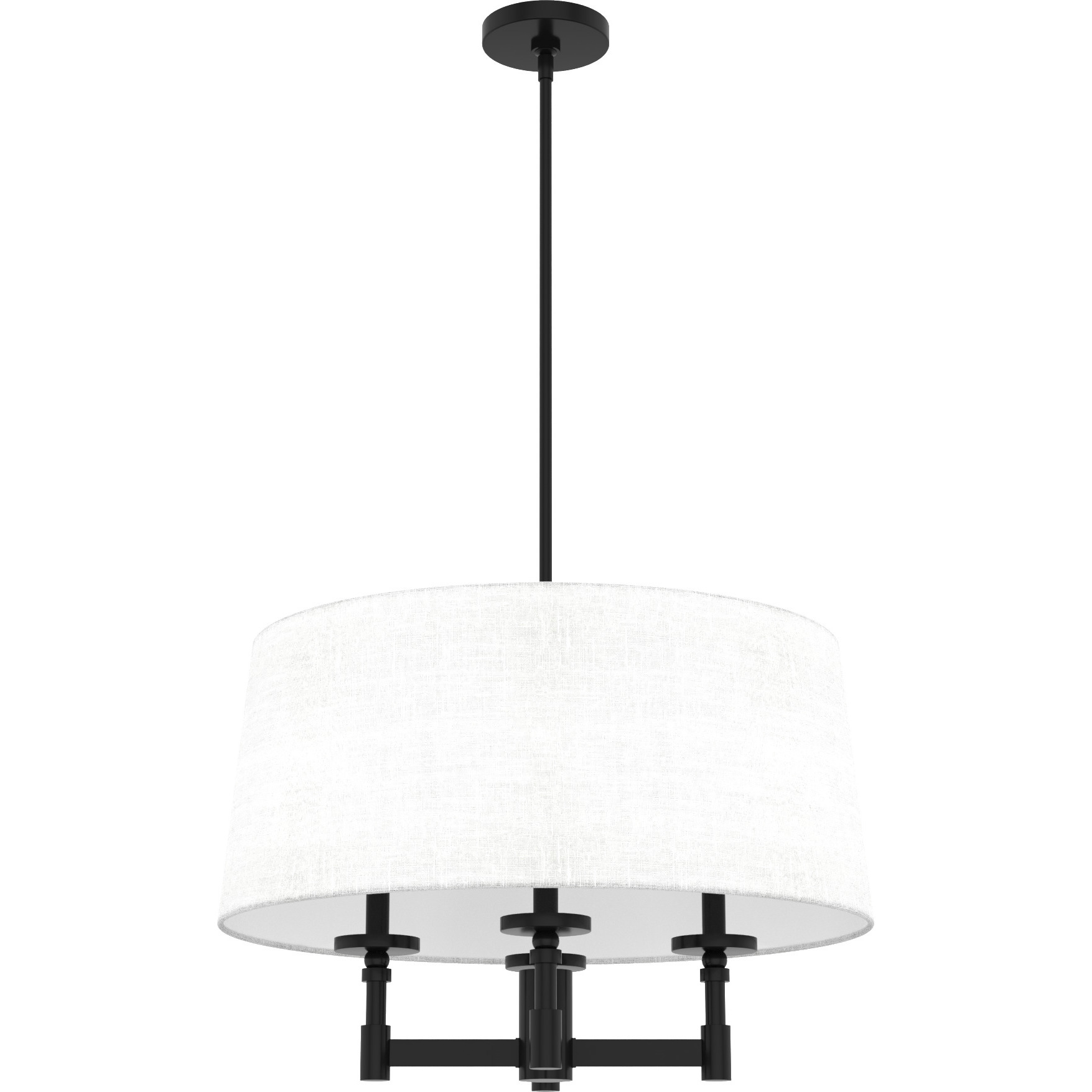 Briargrove Matte Black Chandelier Ceiling Light