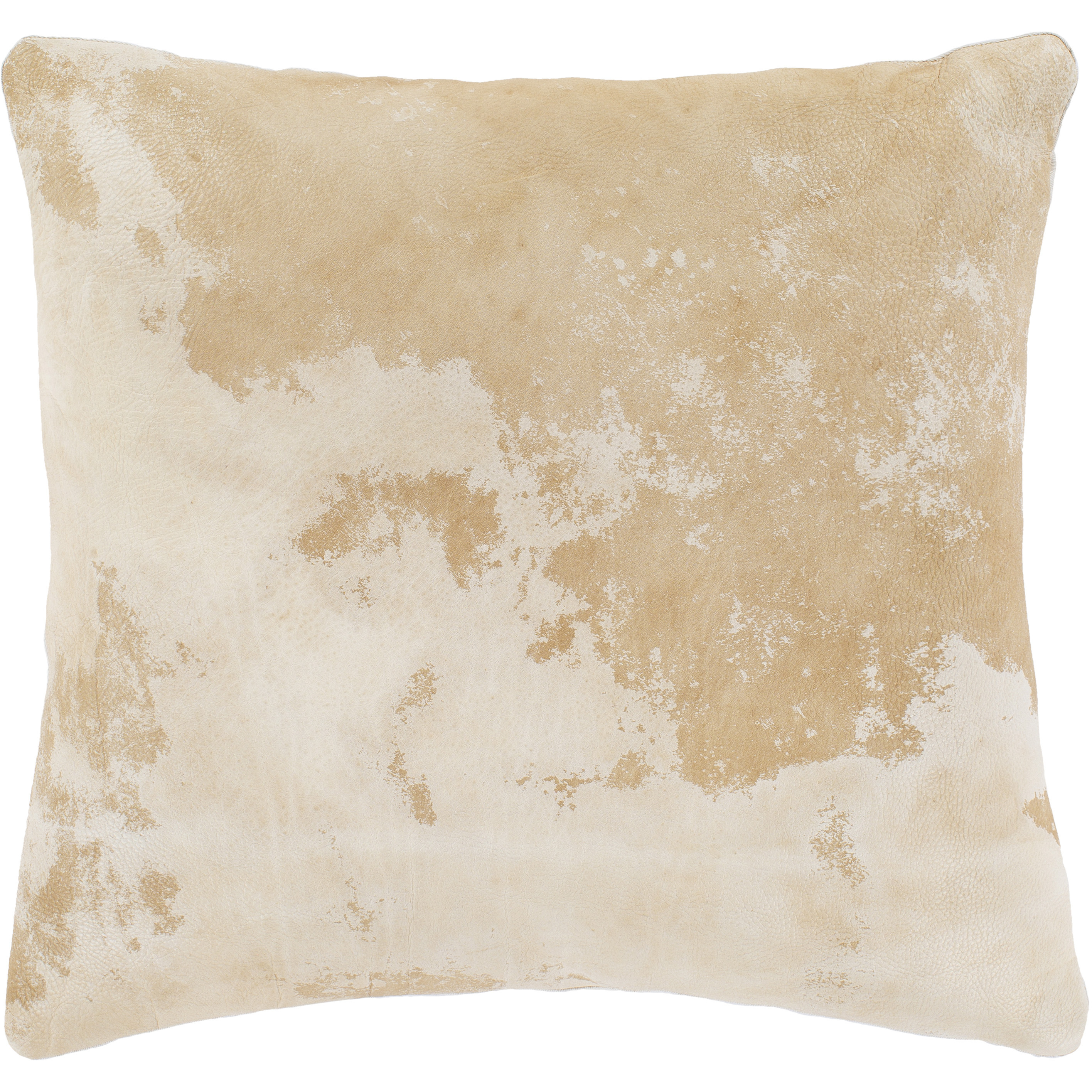 Kansas 20 X 20 inch Beige Pillow Kit, Square