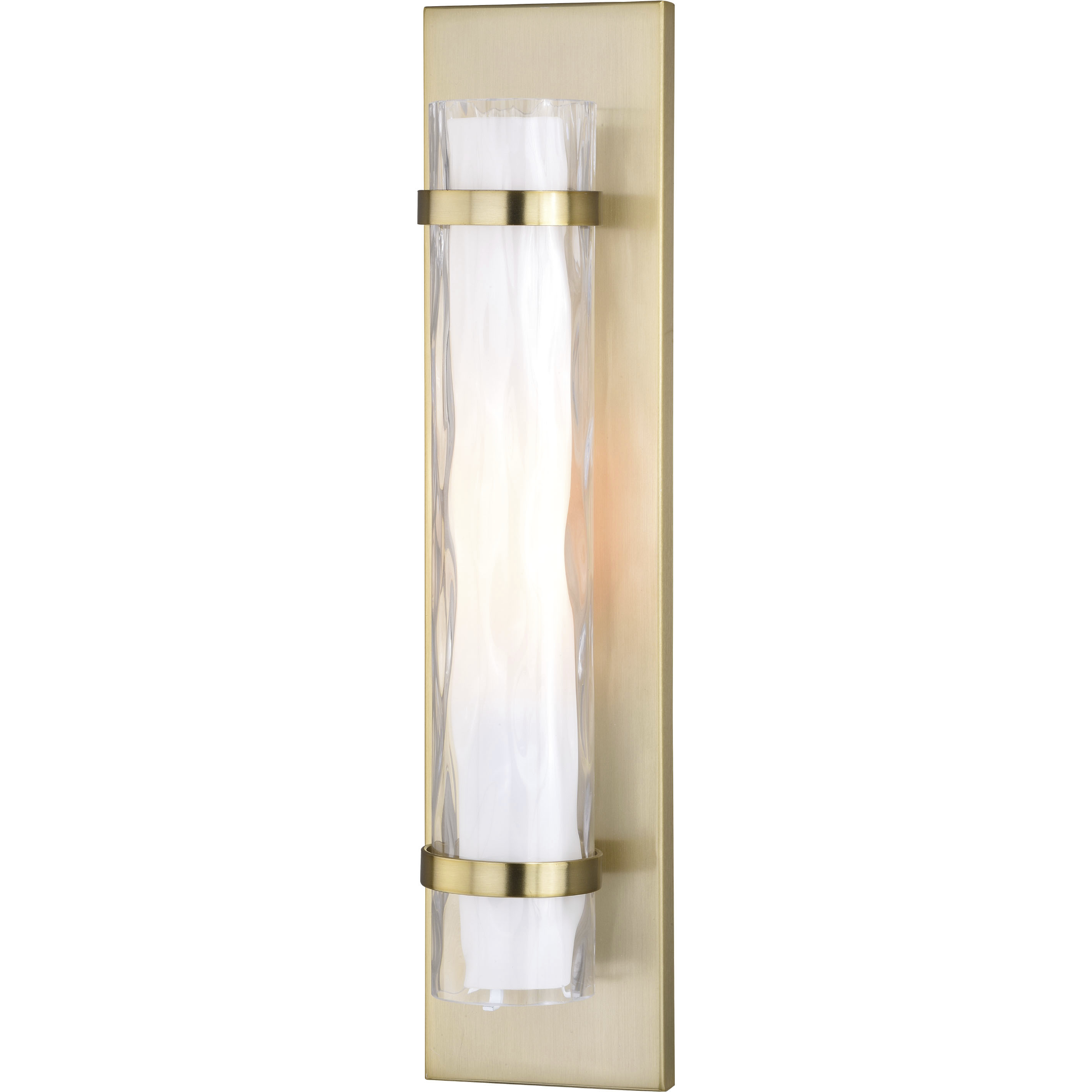 Vilo LED 4.5 inch Golden Brass Bathroom Light Wall Light