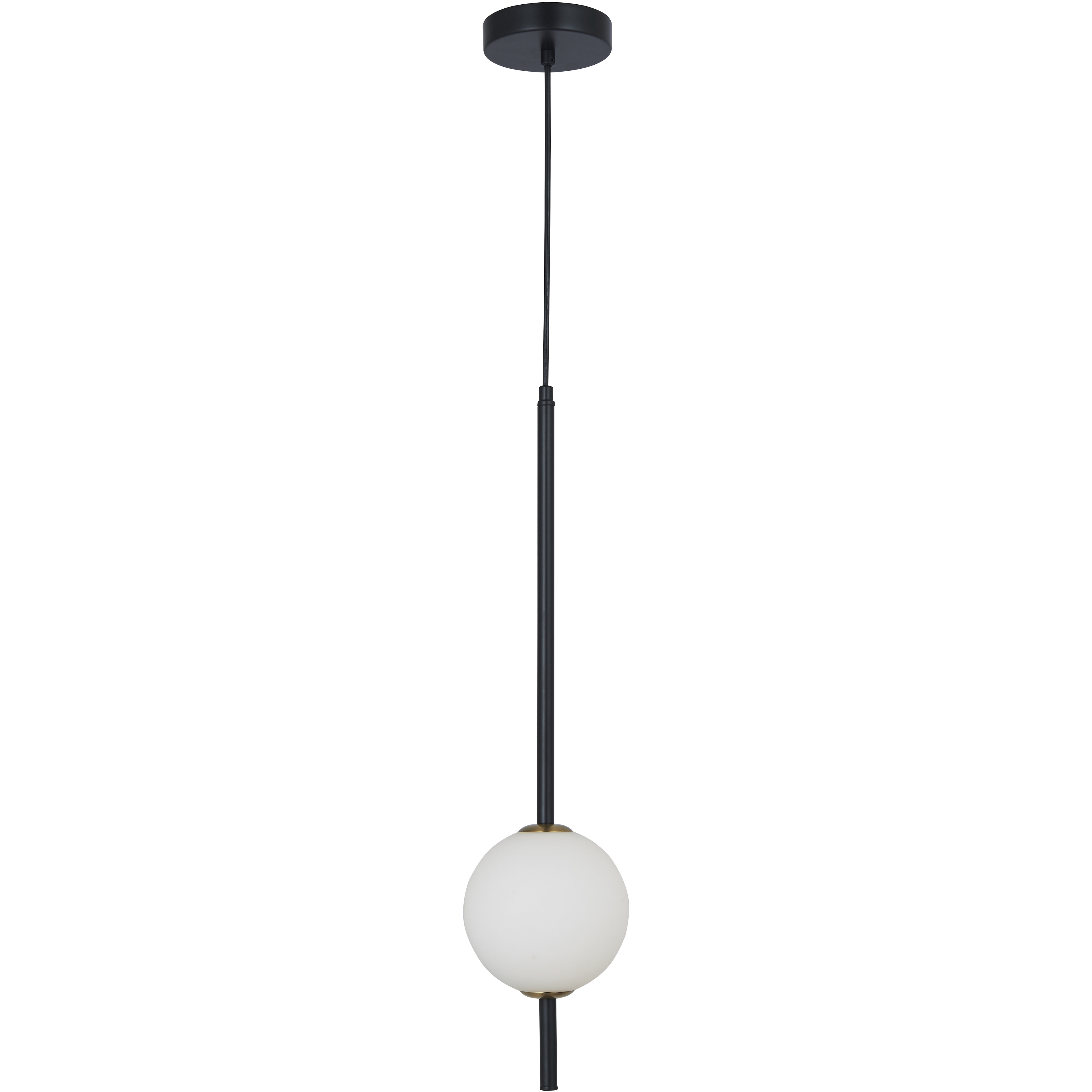 B&acirc;ton LED 6 inch Matte Black Pendant Ceiling Light
