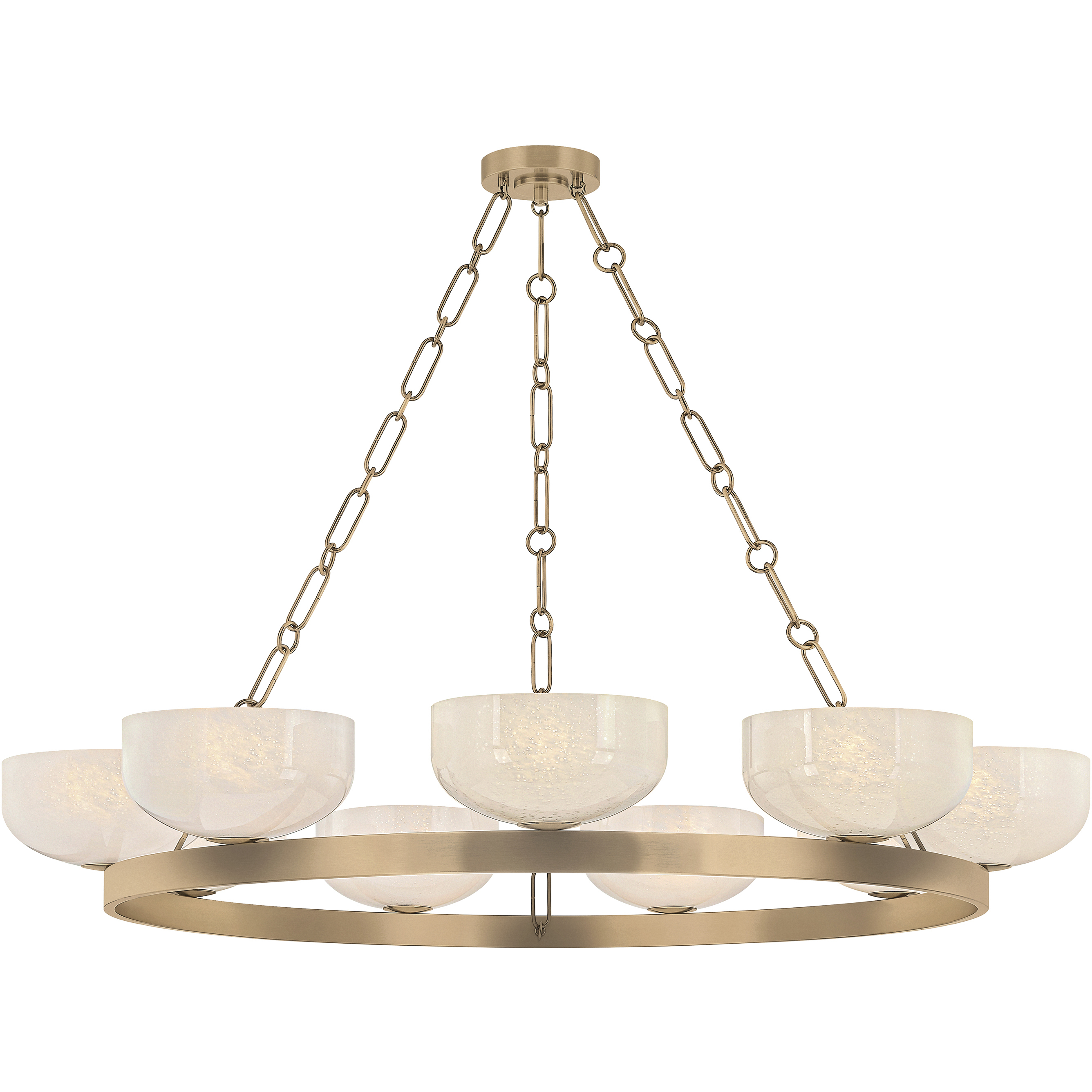 Caelum 9 Light 44.5 inch Patina Brass Chandelier Ceiling Light