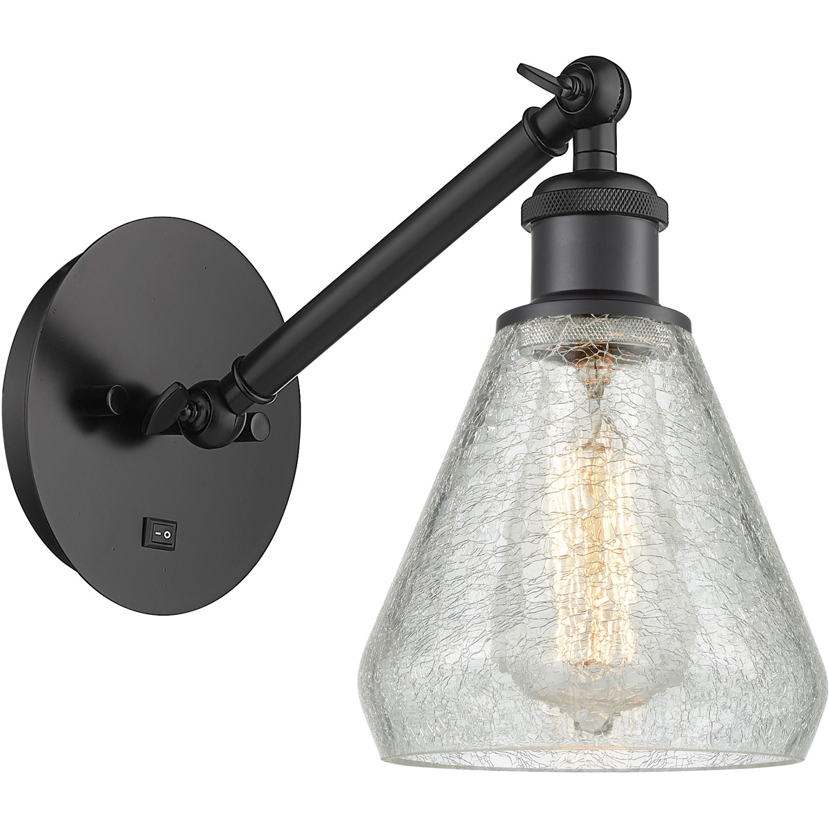 Ballston Conesus LED 6 inch Matte Black Sconce Wall Light