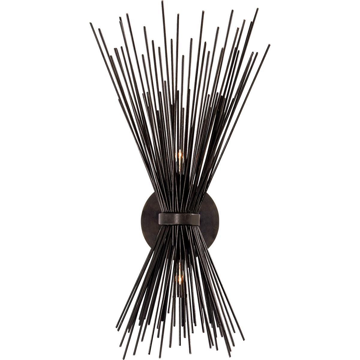 Kelly Wearstler Strada 2 Light 8 inch Aged Iron Sconce Wall Light, Small