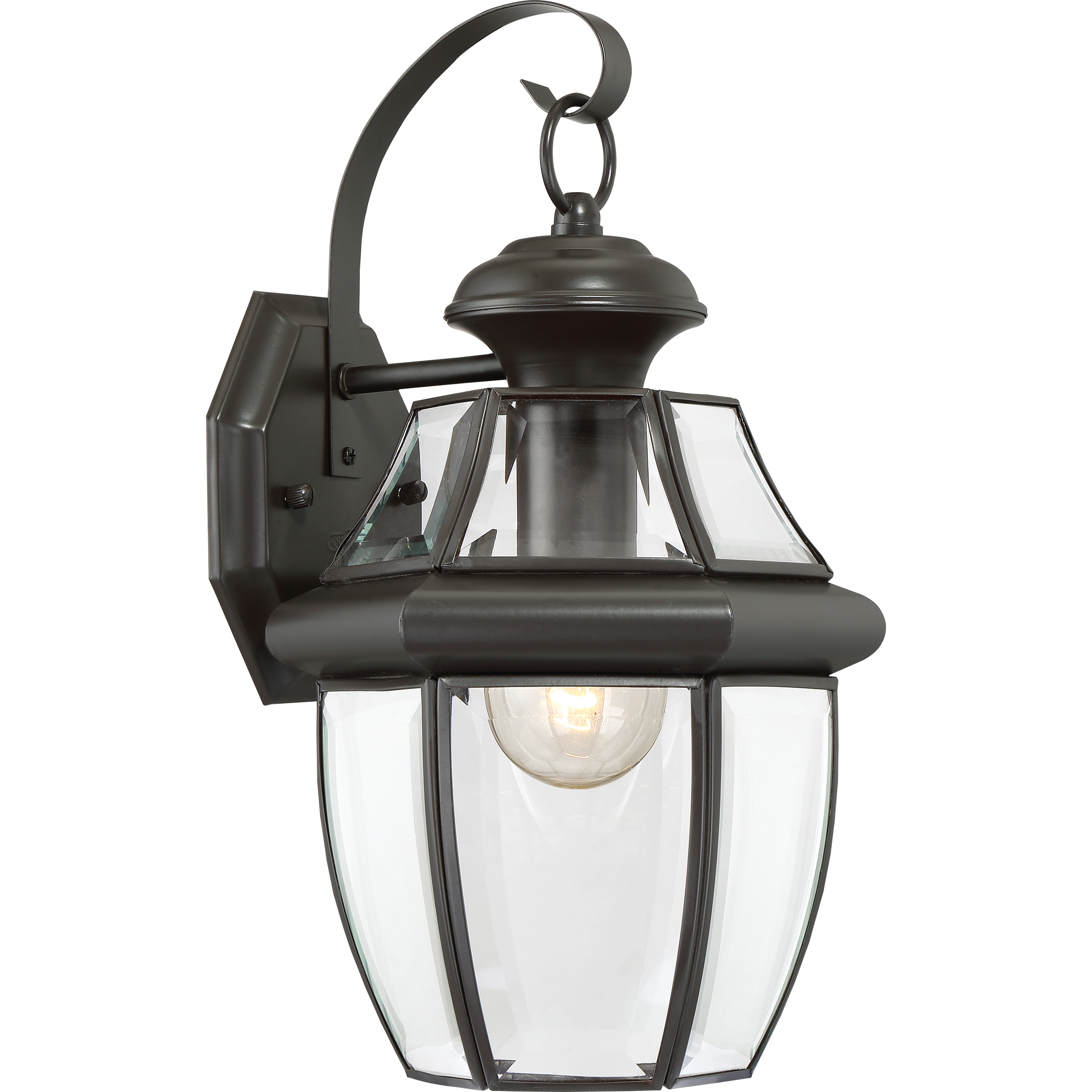 Quoizel Newbury 1 Light 14 inch Medici Bronze Outdoor Wall Lantern NY8316Z - Open Box