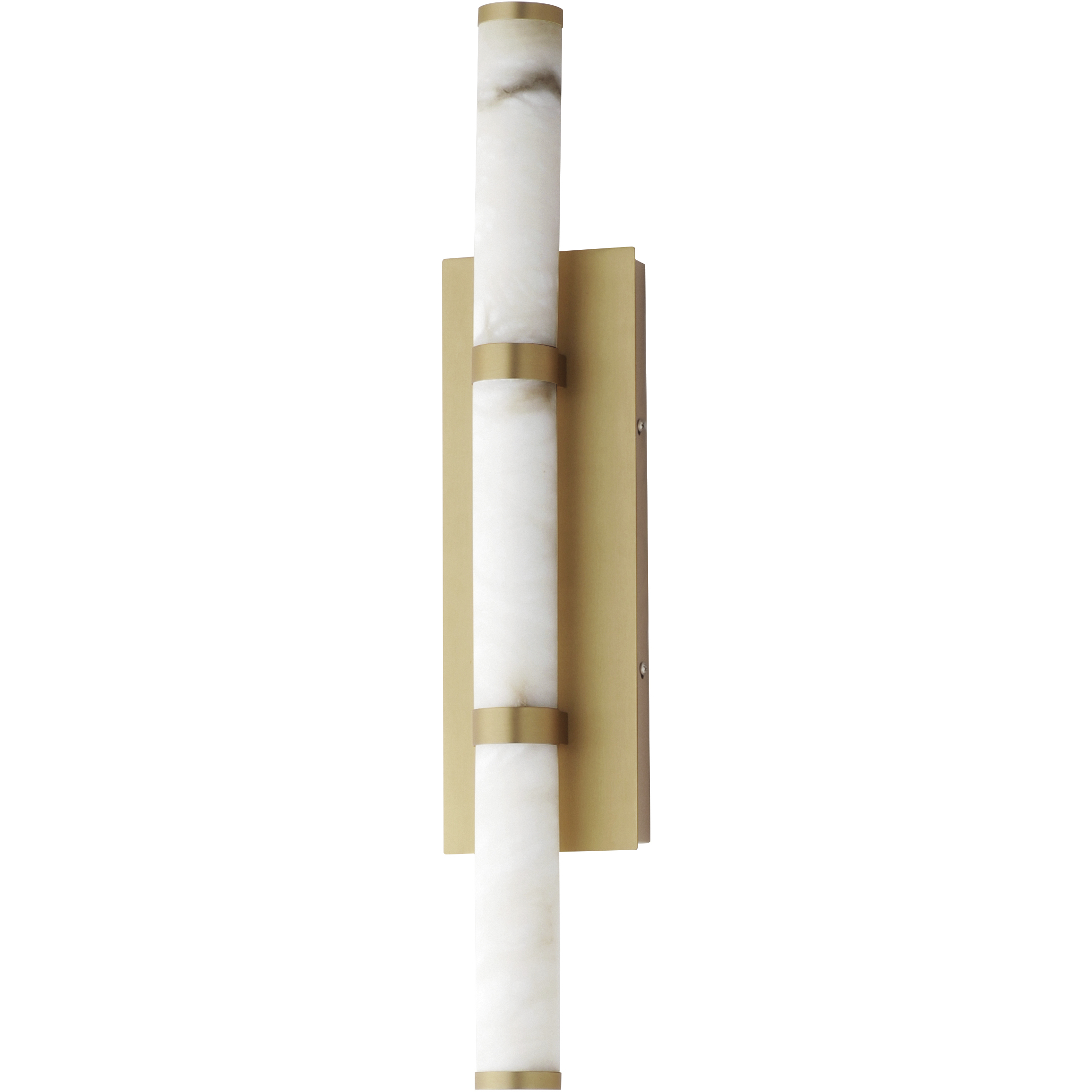 Aragon LED 5 inch White Alabaster and Gold ADA Wall Sconce Wall Light