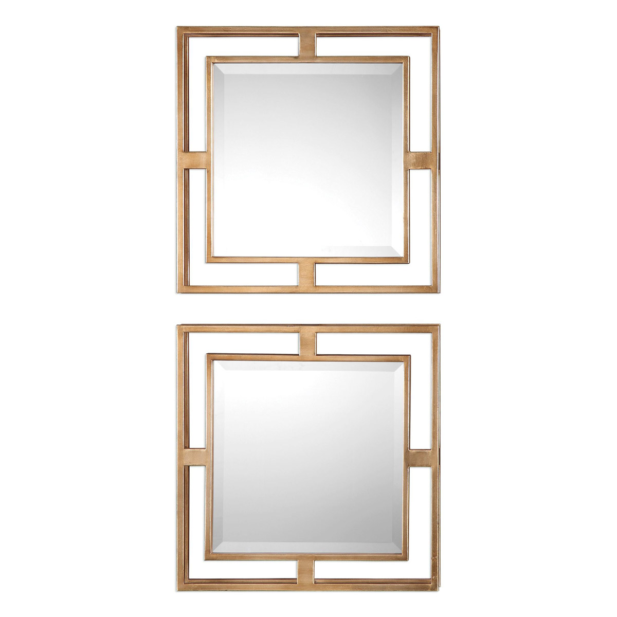 Allick 18 X 18 inch Gold Wall Mirrors, Square, Grace Feyock