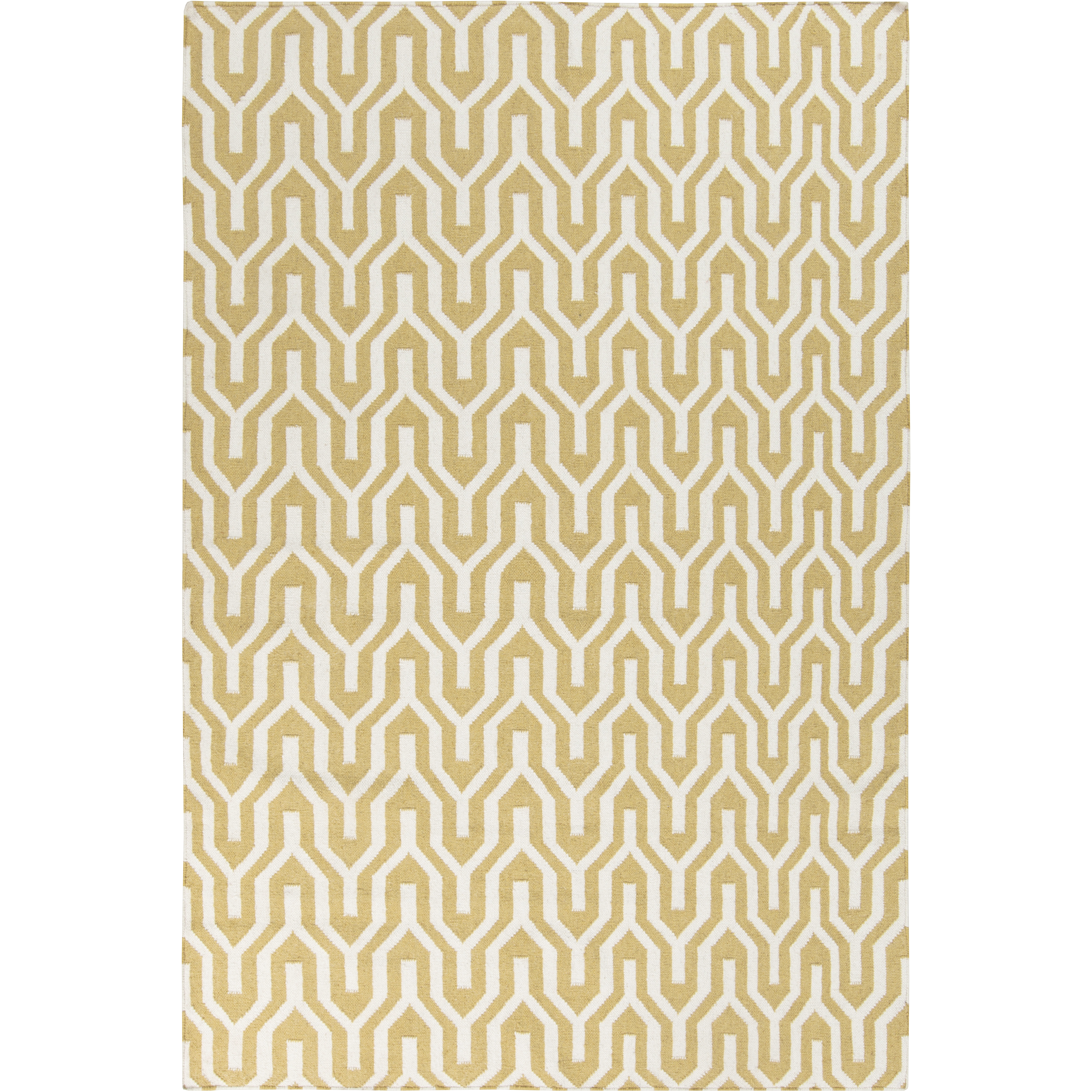 Fallon 66 X 42 inch Ivory, Wheat Rug