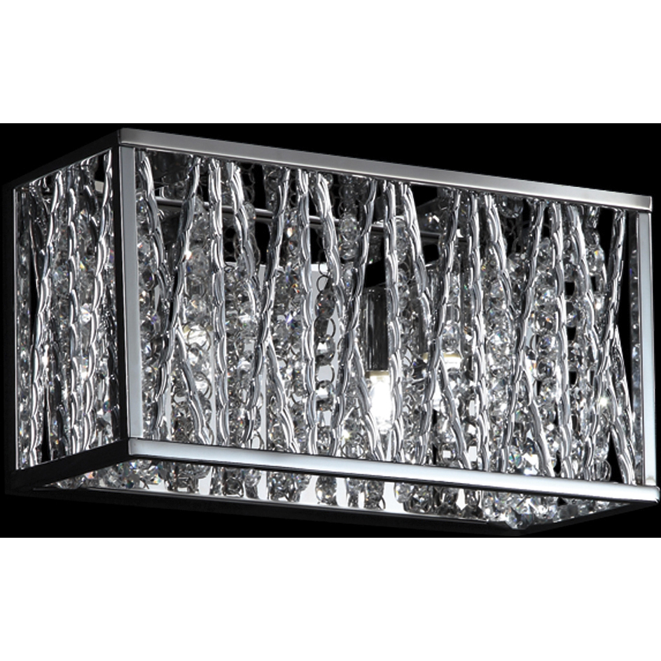 Terra 2 Light 11 inch Chrome Vanity Wall Light in G9