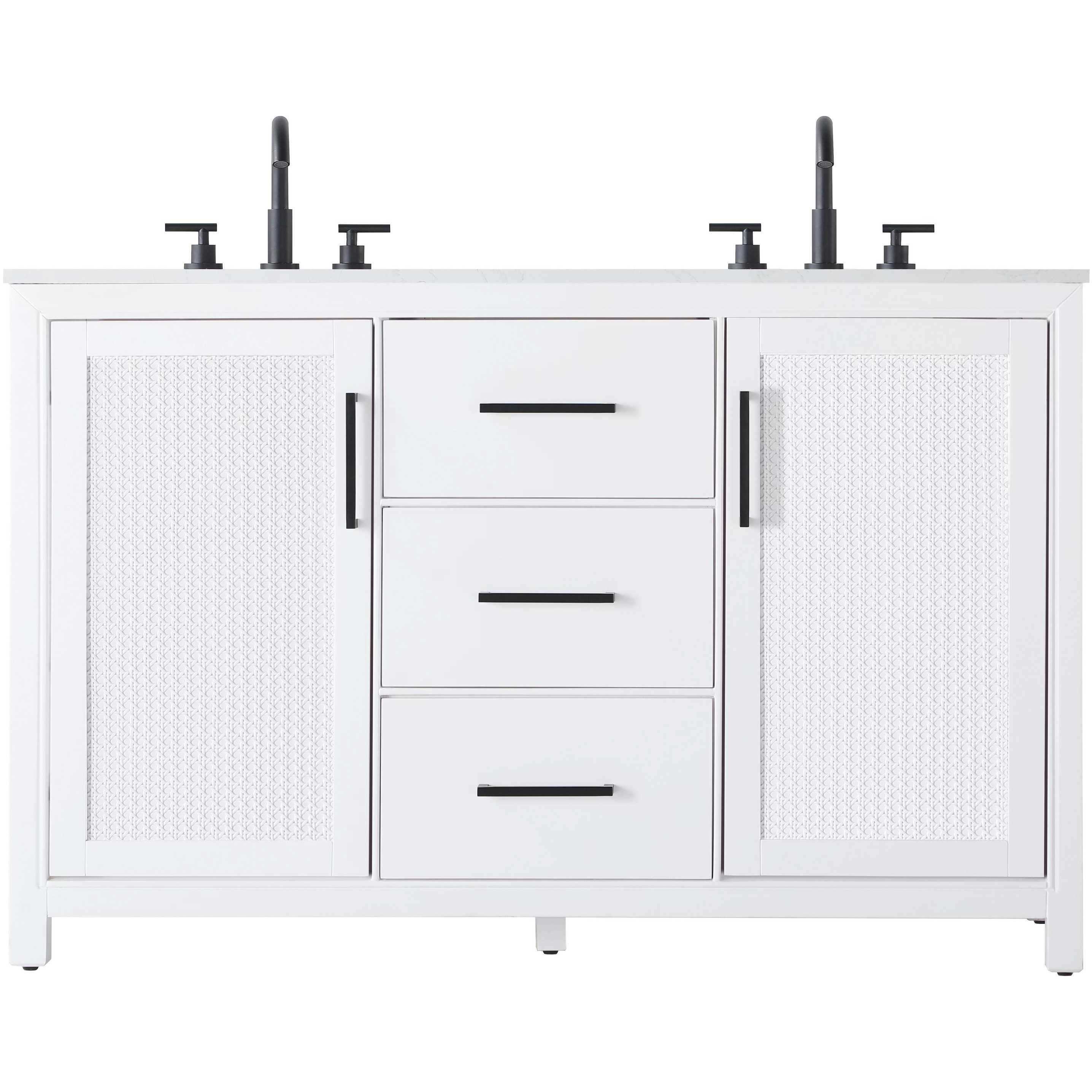 Alina 54 X 34 inch White Bathroom Vanity Cabinet