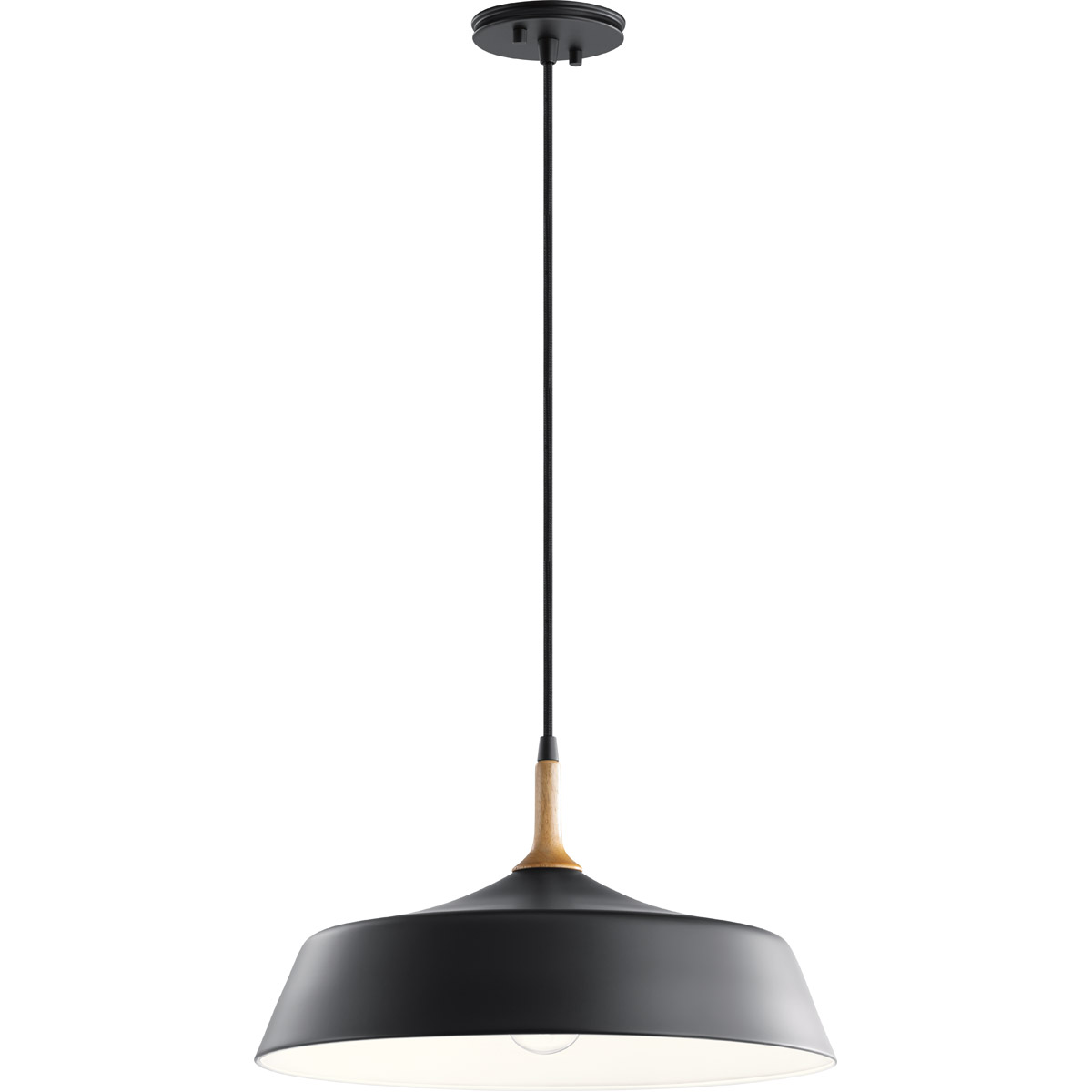 Danika 1 Light 16.25 inch Black Pendant Ceiling Light