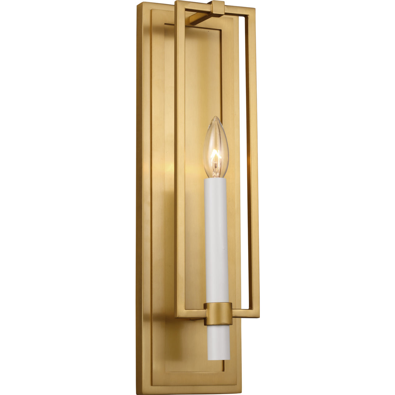 C&M by Chapman & Myers Marston 1 Light 4.25 inch Burnished Brass ADA Wall Sconce Wall Light