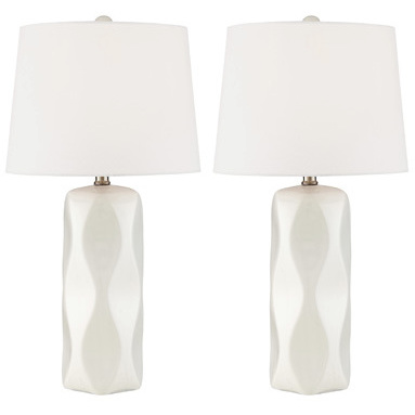 Odelia 24 inch 100.00 watt White Table Lamp Portable Light