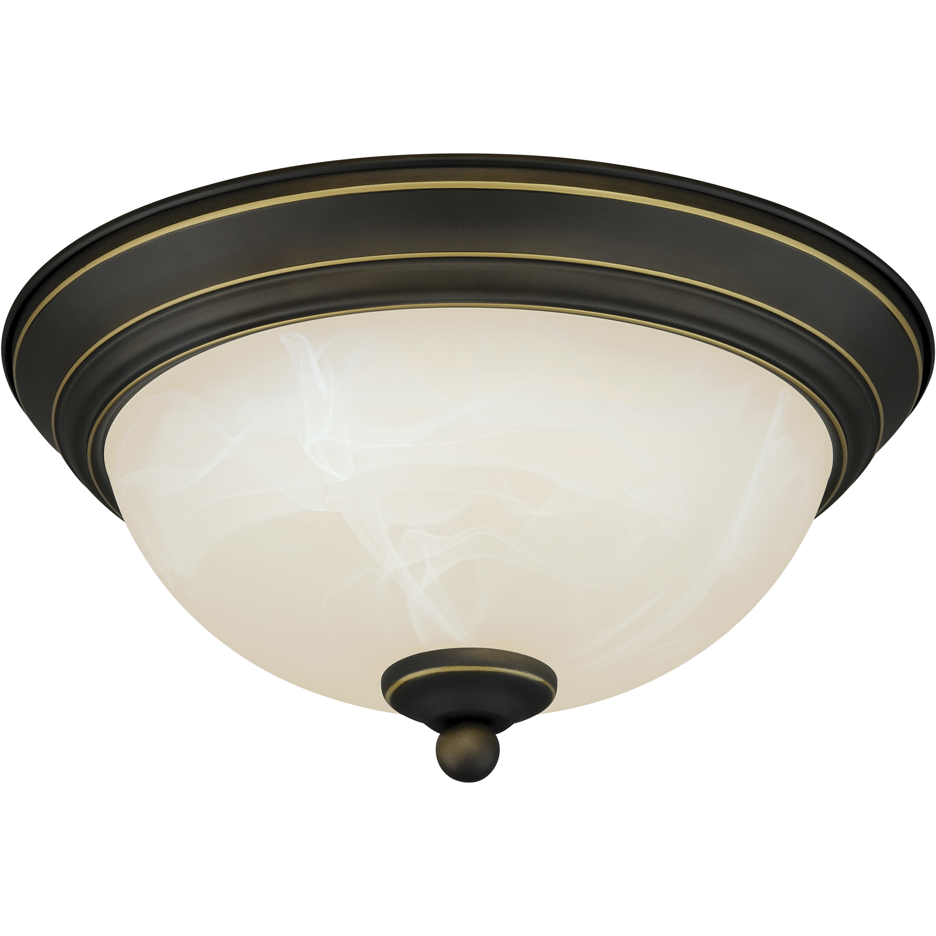 Stevens LED 11 inch Vintage Bronze Flush Mount Ceiling Light
