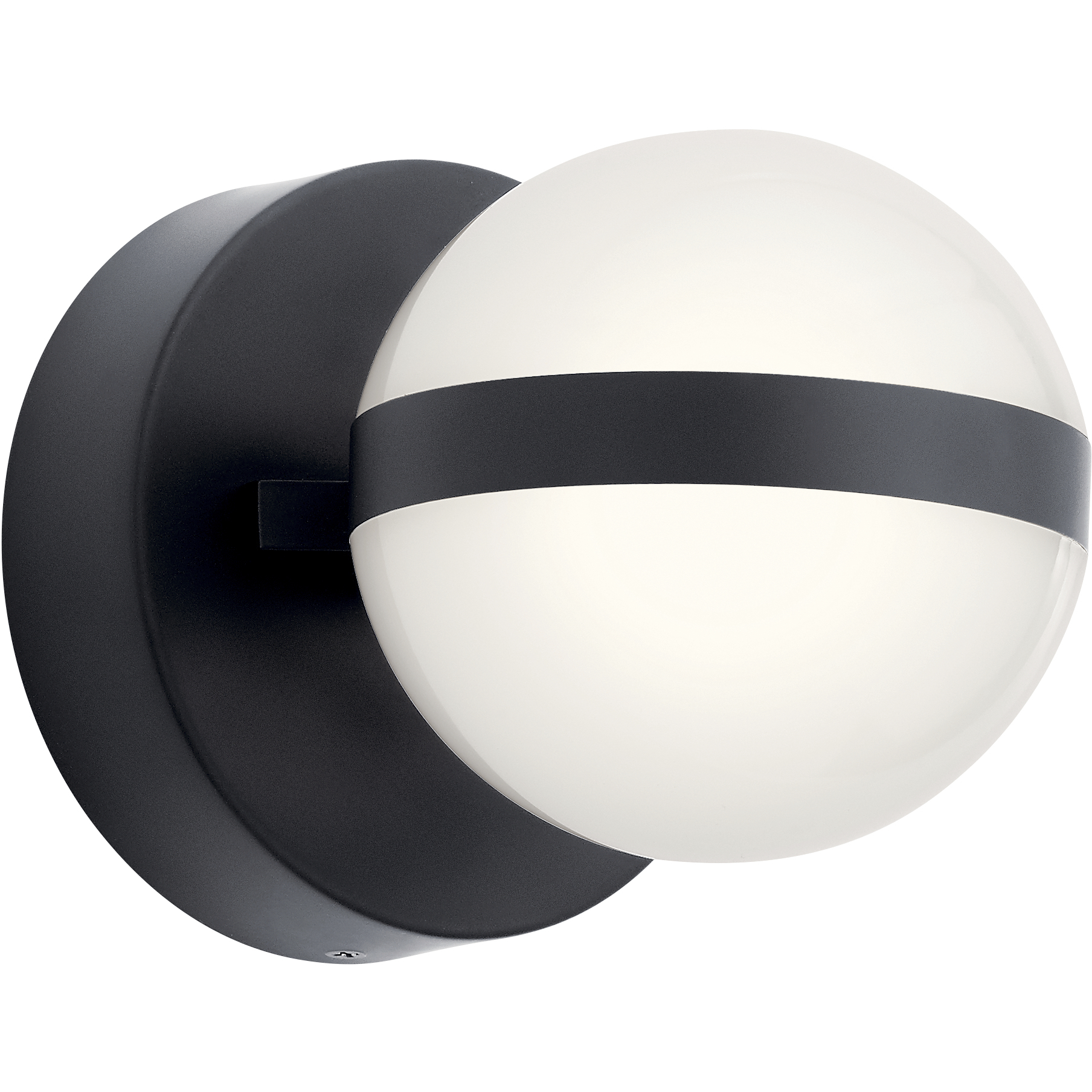 Brettin LED 5.25 inch Matte Black Wall Sconce Wall Light