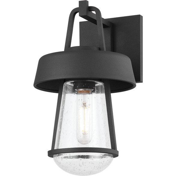 Brady 1 Light 12.75 inch Textured Black Outdoor Wall Sconce