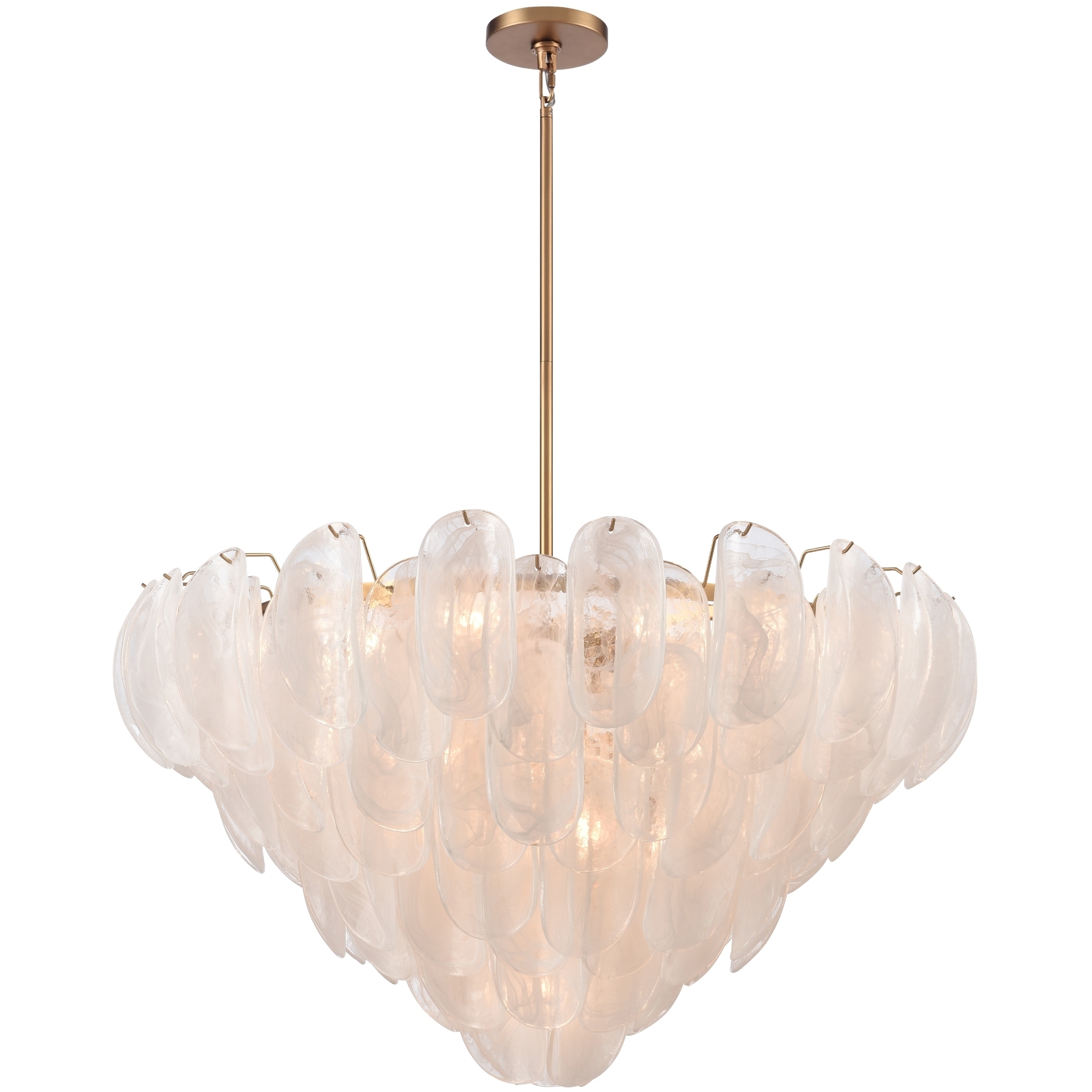 Chateau 17 Light 39.5 inch Satin Brass Pendant Ceiling Light