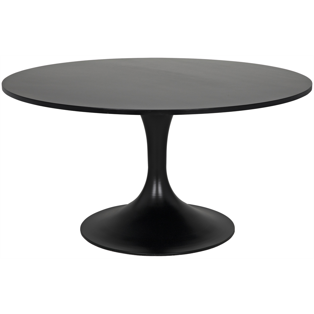 Herno 59 X 59 inch Matte Black Dining Table