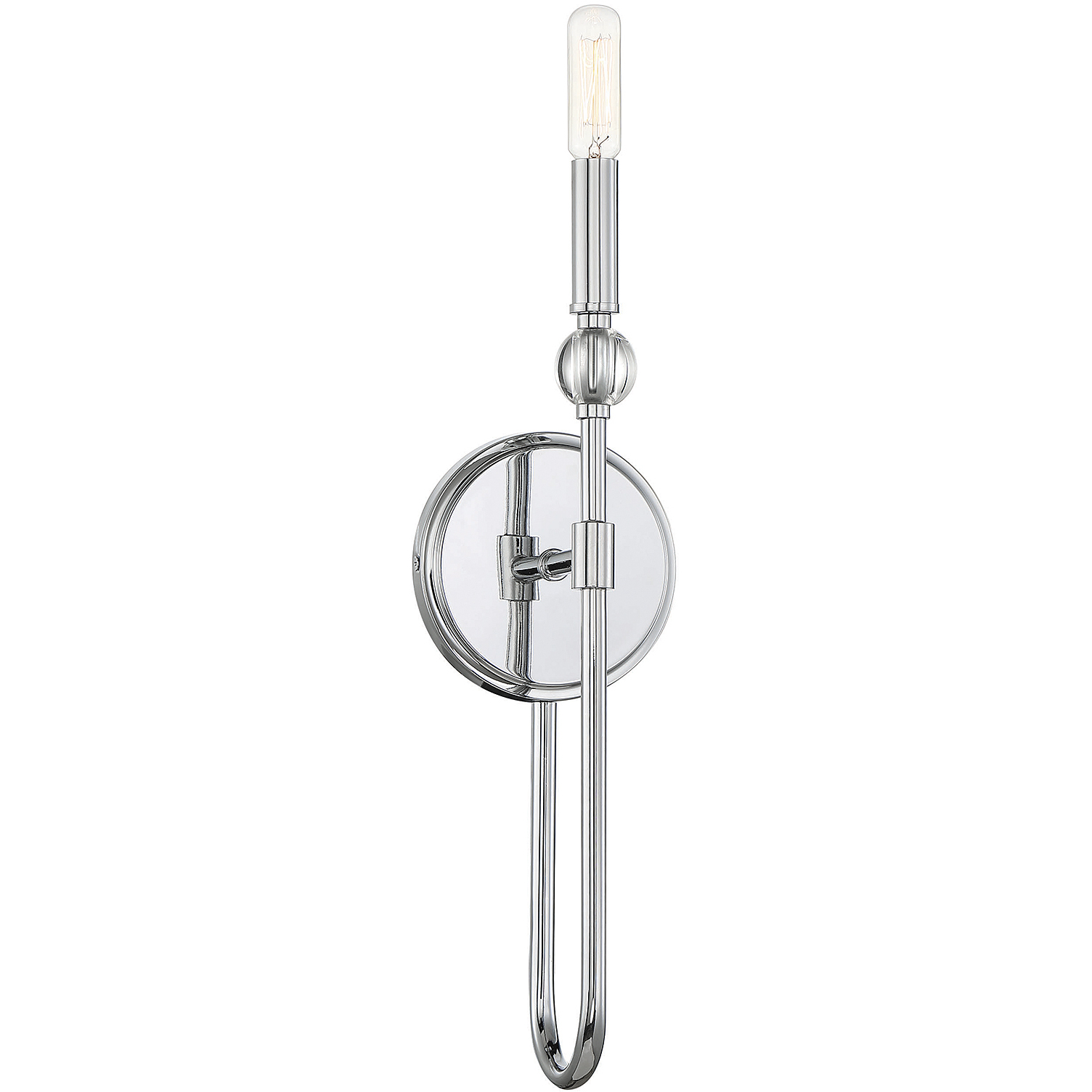 Dawson 1 Light 4.75 inch Polished Chrome ADA Wall Sconce Wall Light, Essentials
