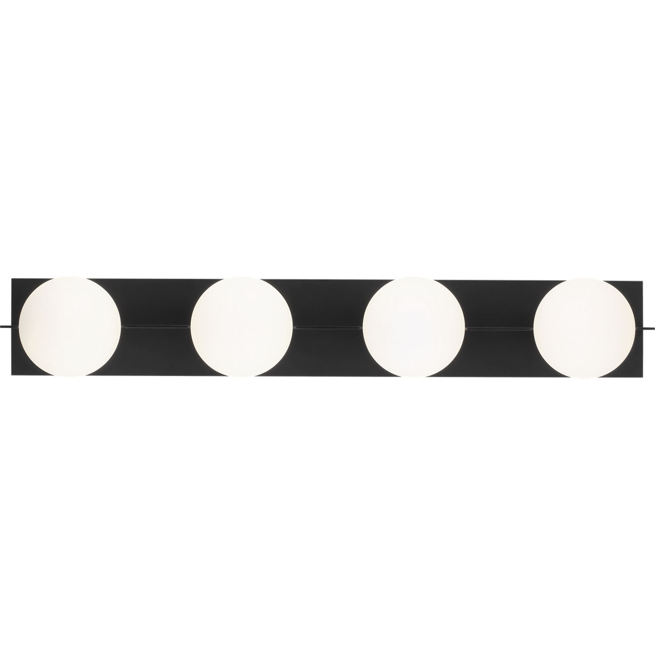 Sean Lavin Orbel 4 Light 32.4 inch Matte Black Bath Vanity Wall Light