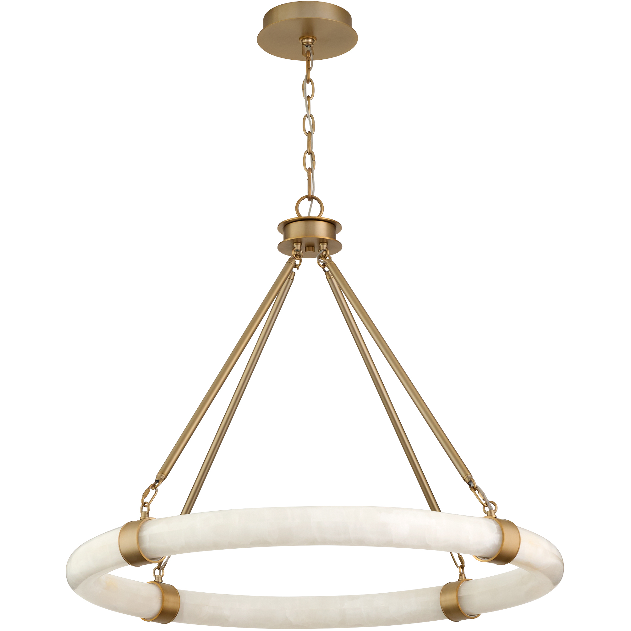 Virtue 32 inch Aged Brass Pendant Ceiling Light
