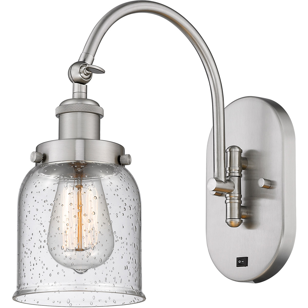 Franklin Restoration Bell 1 Light 5 inch Brushed Satin Nickel Sconce Wall Light