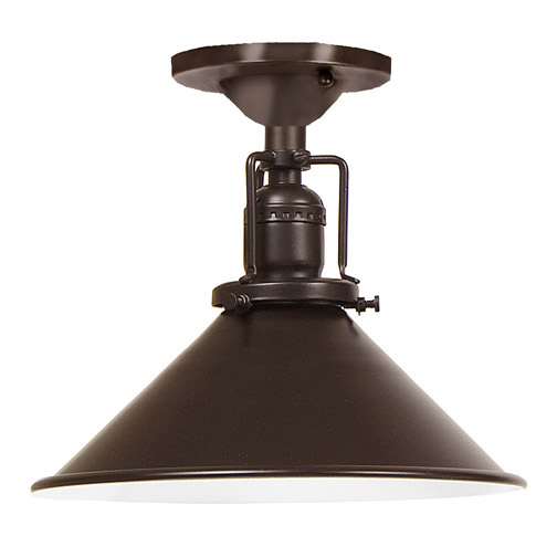 Union Square 1 Light 8 inch Oil Rubbed Bronze Flush Mount Ceiling Light