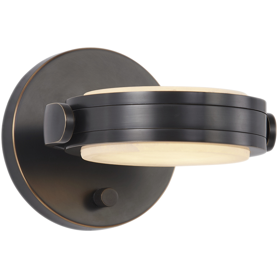 Blanco LED 7.25 inch Urban Bronze/Alabaster Wall/Ceiling Light Wall Light