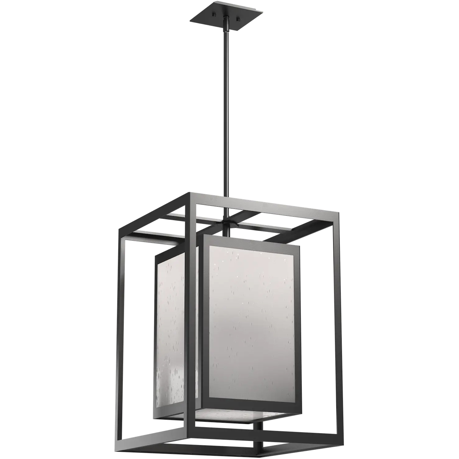 Double Box LED 16 inch Argento Grey Outdoor Pendant