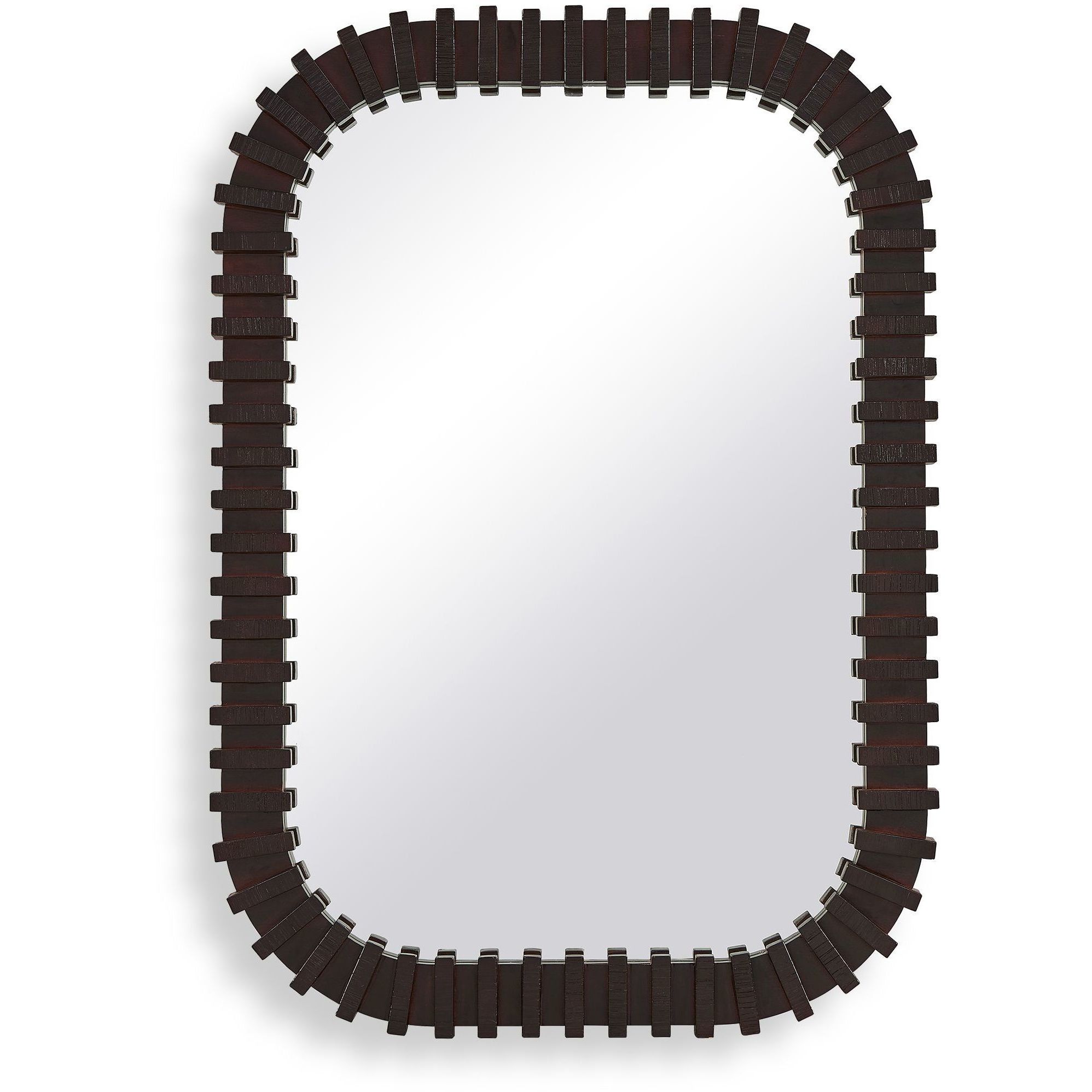 Abram 42 X 30 inch Espresso Mirror