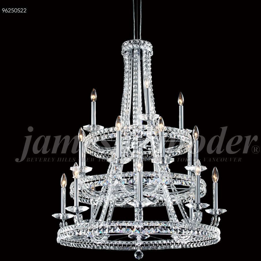 Ashton 20 Light 32 inch Silver Entry Chandelier Ceiling Light, Large