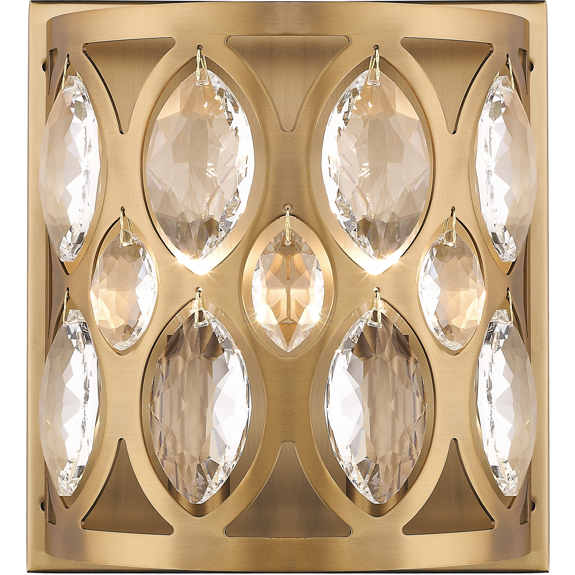 Dealey 2 Light 8.5 inch Heirloom Brass Wall Sconce Wall Light