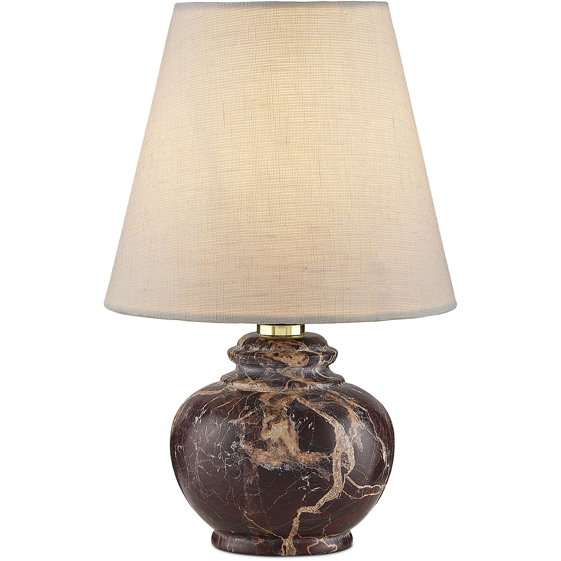 Piccolo 9 inch 25 watt Oxblood Mini Table Lamp Portable Light, Bunny Williams Collection