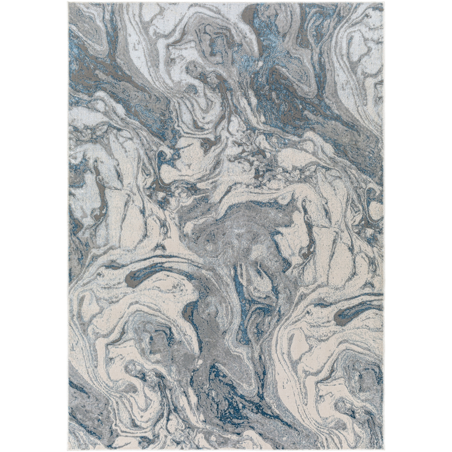 Impulse 87 X 63 inch Pewter Rug, Rectangle