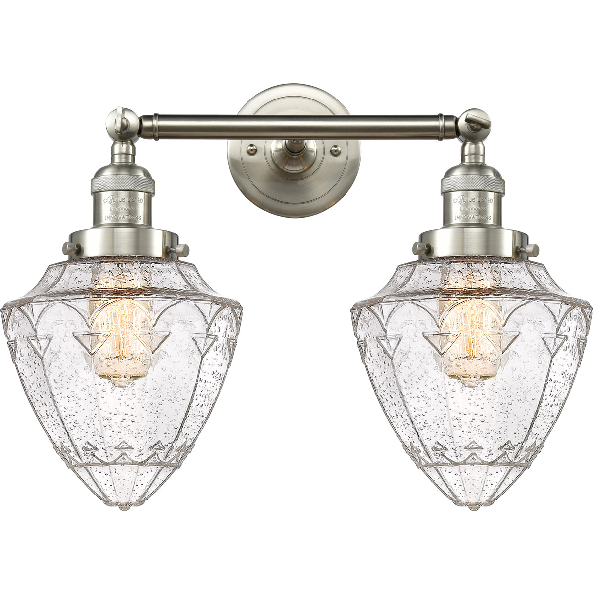 Franklin Restoration Bullet LED 18 inch Brushed Satin Nickel Bath Vanity Light Wall Light