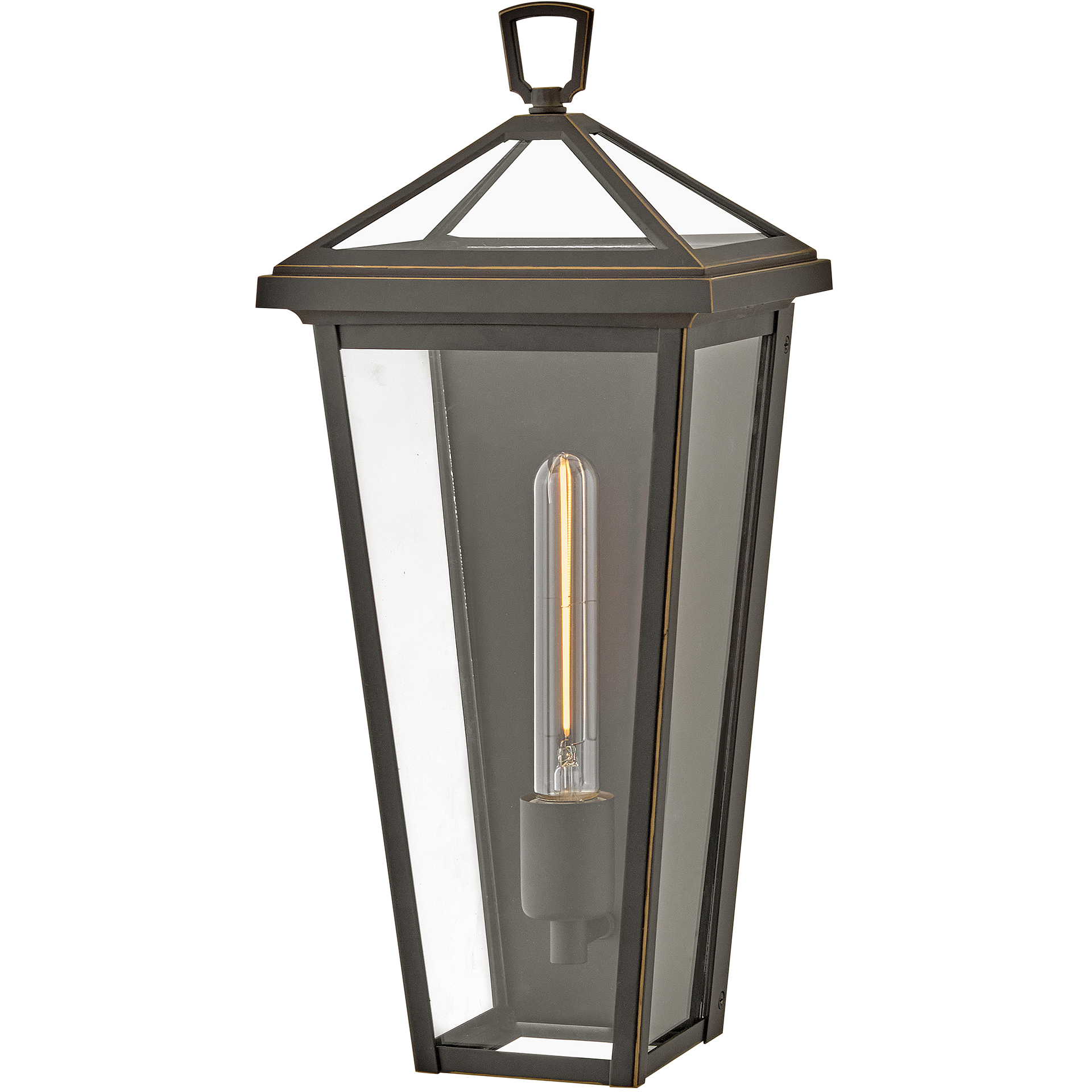 Estate Series Alford Place 1 Light 18 inch Oil Rubbed Bronze Outdoor Wall Mount Lantern
