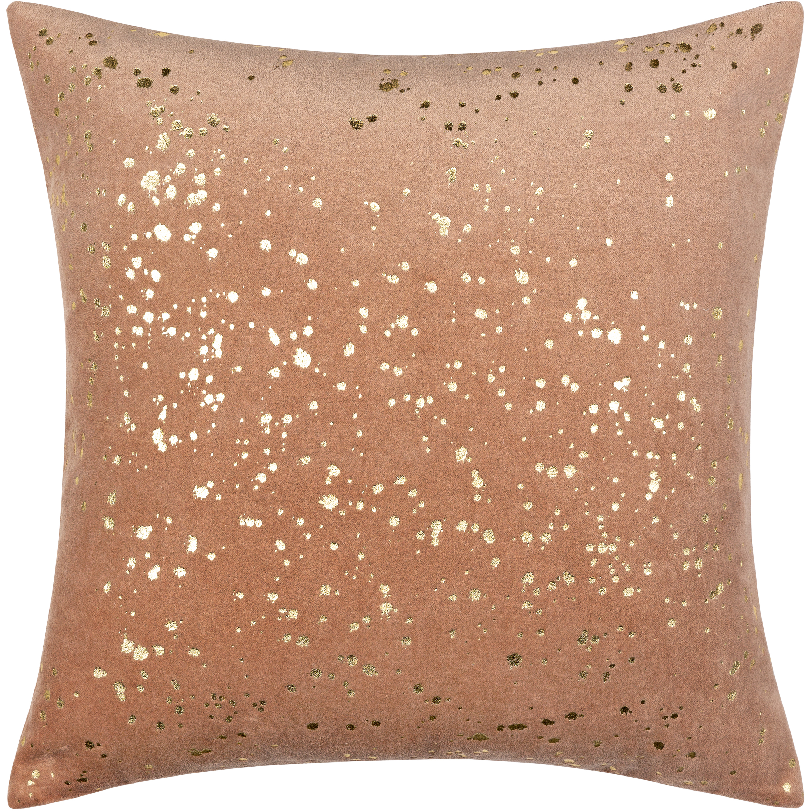 Velvet Sparkle 20 inch Mauve Pillow Kit, Square