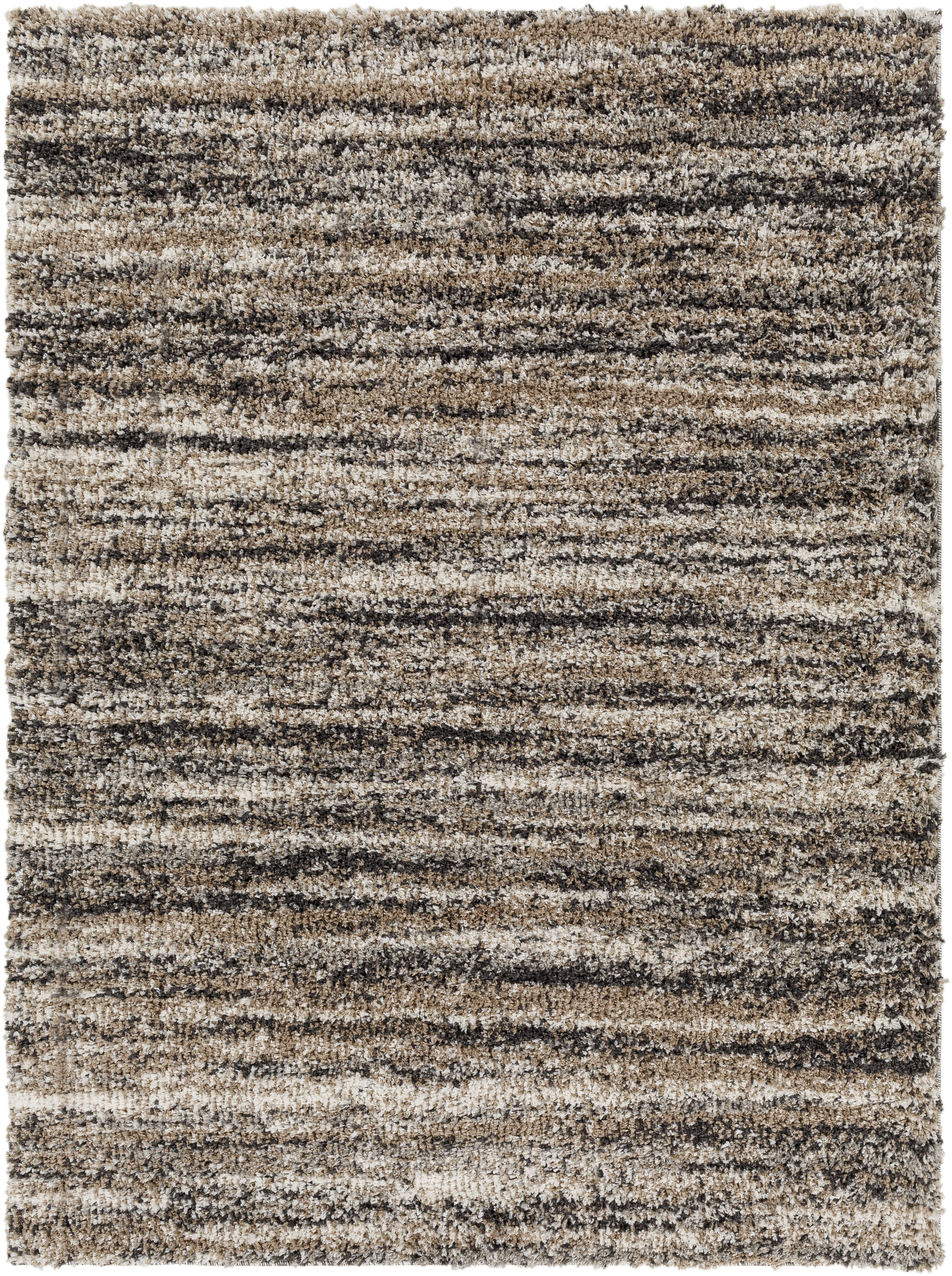 Capella Shag 120 X 94 inch Medium Grey Rug, Rectangle