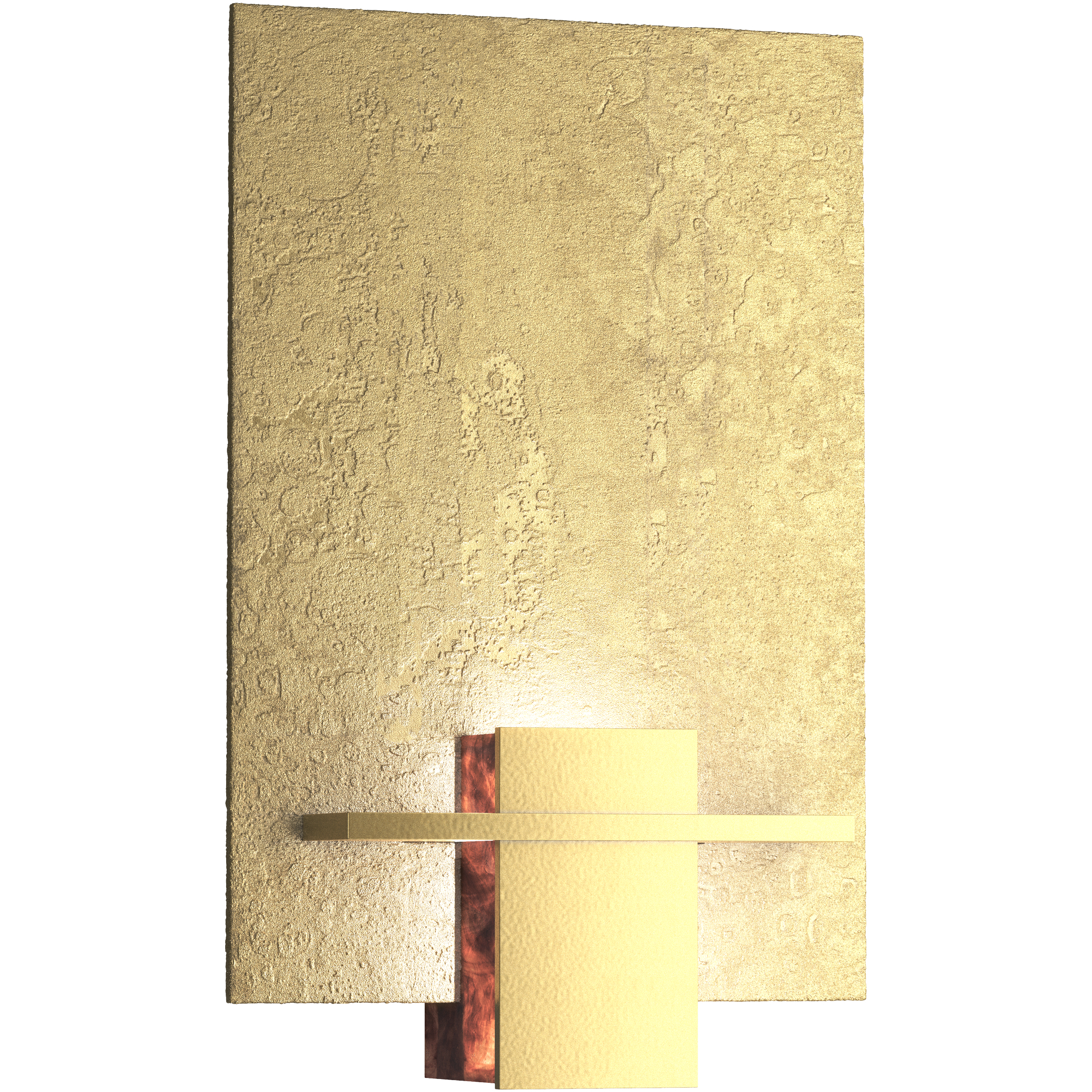 Aperture 1 Light 8.1 inch Modern Brass ADA Sconce Wall Light in Topaz