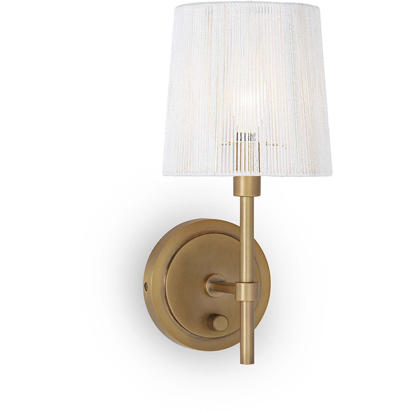 Franklin Wall Sconce Wall Light in Natural Brass