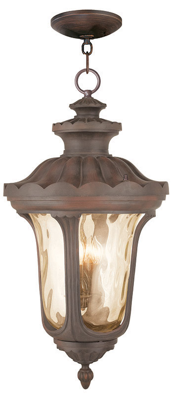 Oxford 4 Light 17 inch Imperial Bronze Outdoor Pendant Lantern