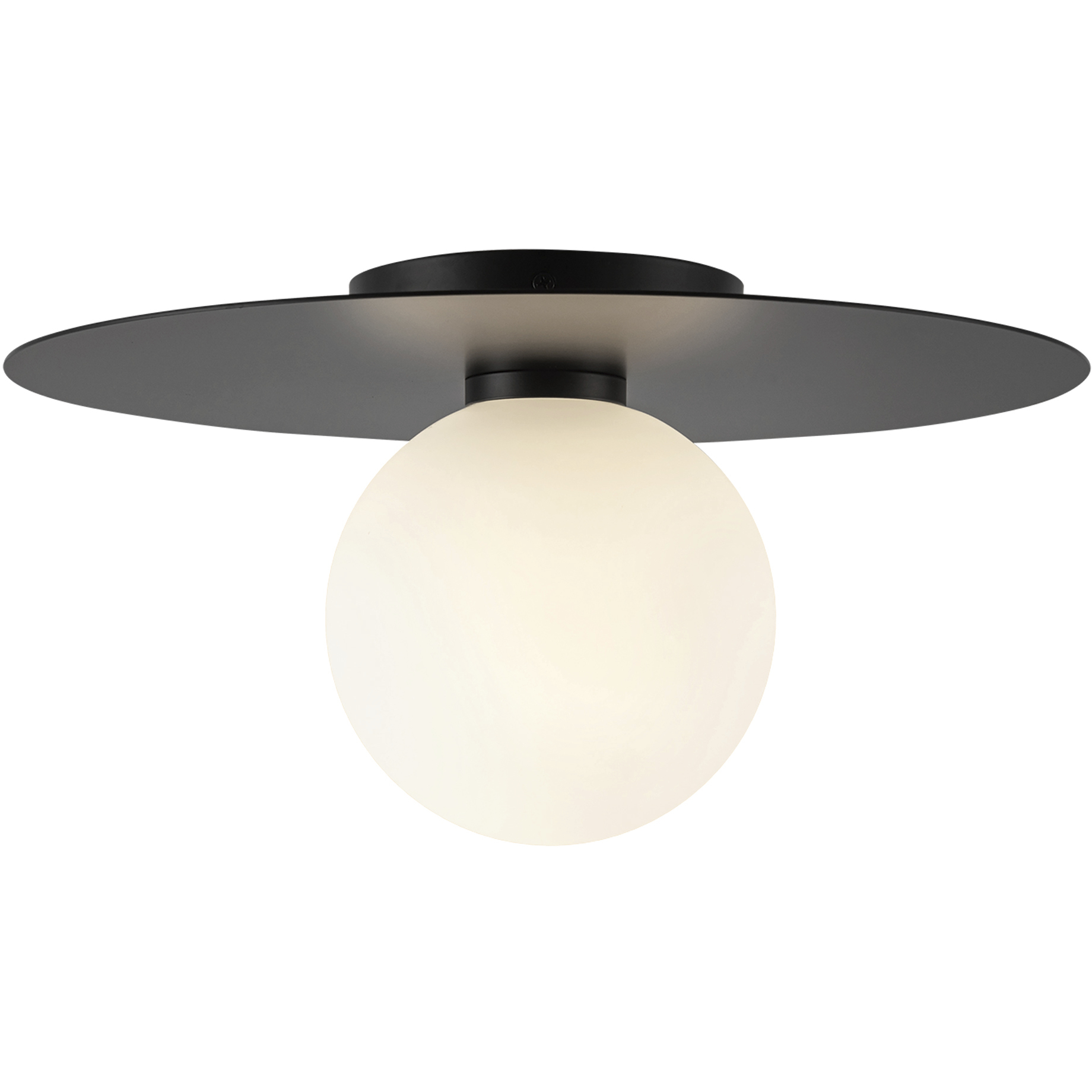 Elixir LED 14.13 inch Black Flush Mount Ceiling Light