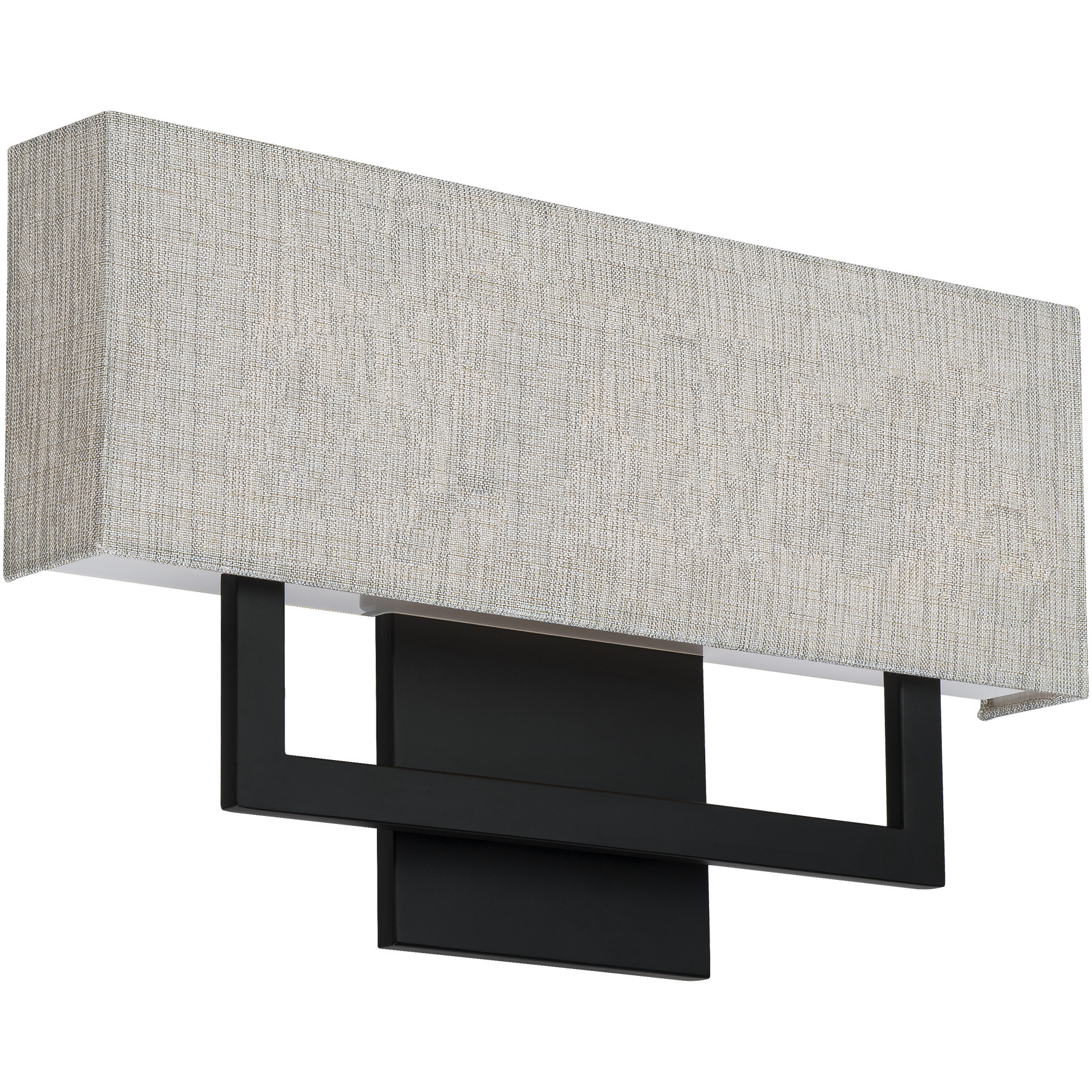 Manhattan LED 3 inch Black ADA Wall Sconce Wall Light, dweLED