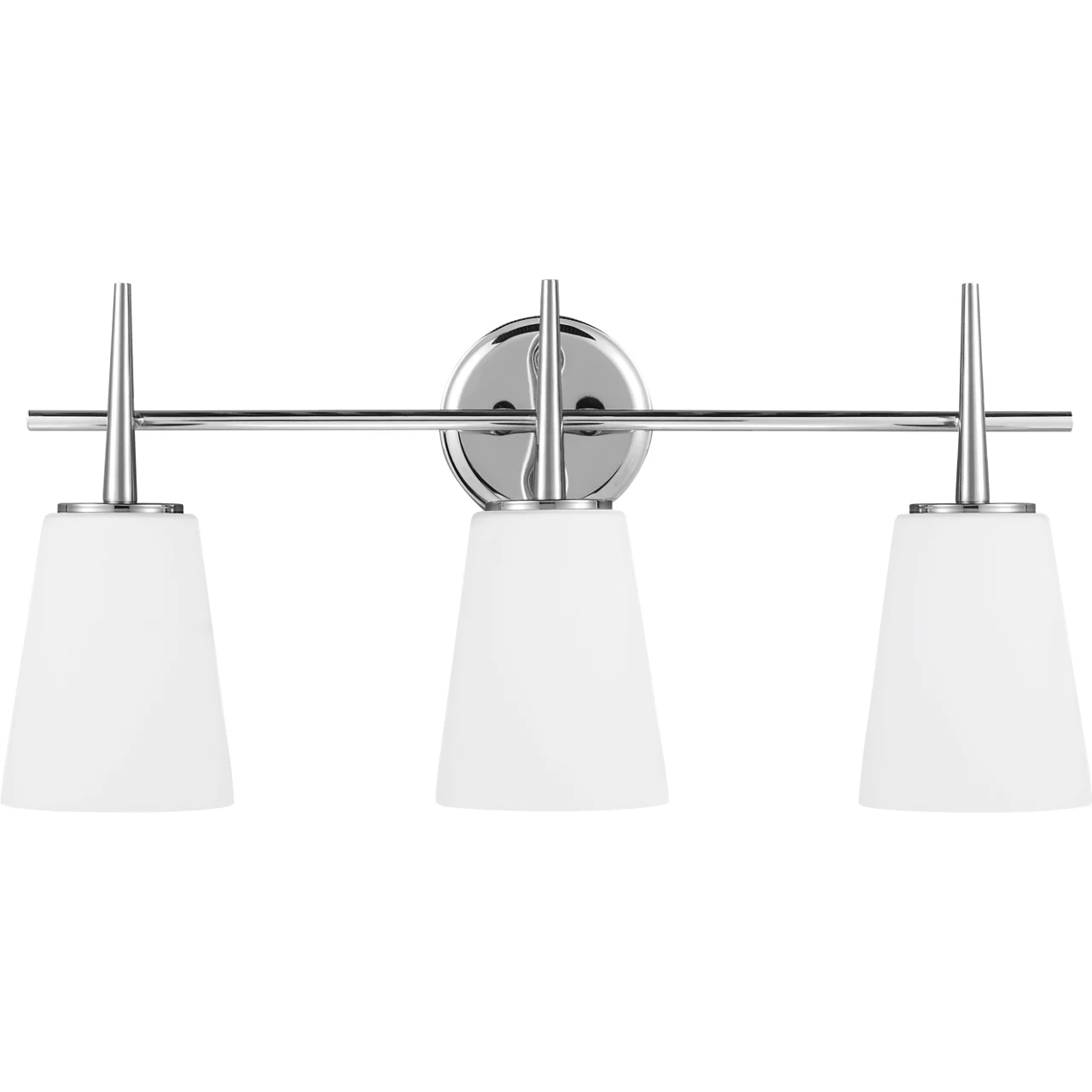 Driscoll 3 Light 24.5 inch Chrome Bath Vanity Wall Sconce Wall Light