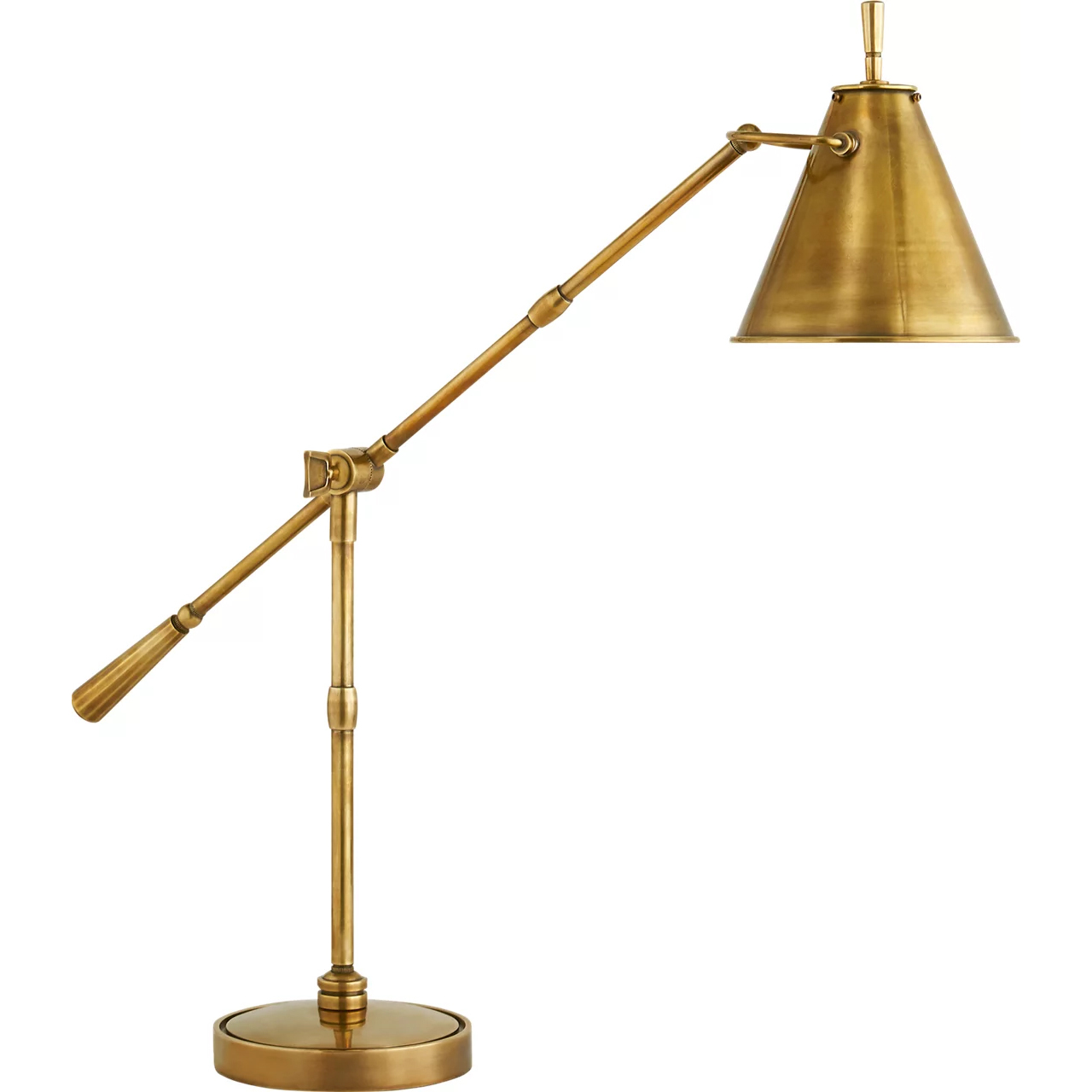 Thomas O'Brien Goodman 19 inch 60 watt Hand-Rubbed Antique Brass Table Lamp Portable Light
