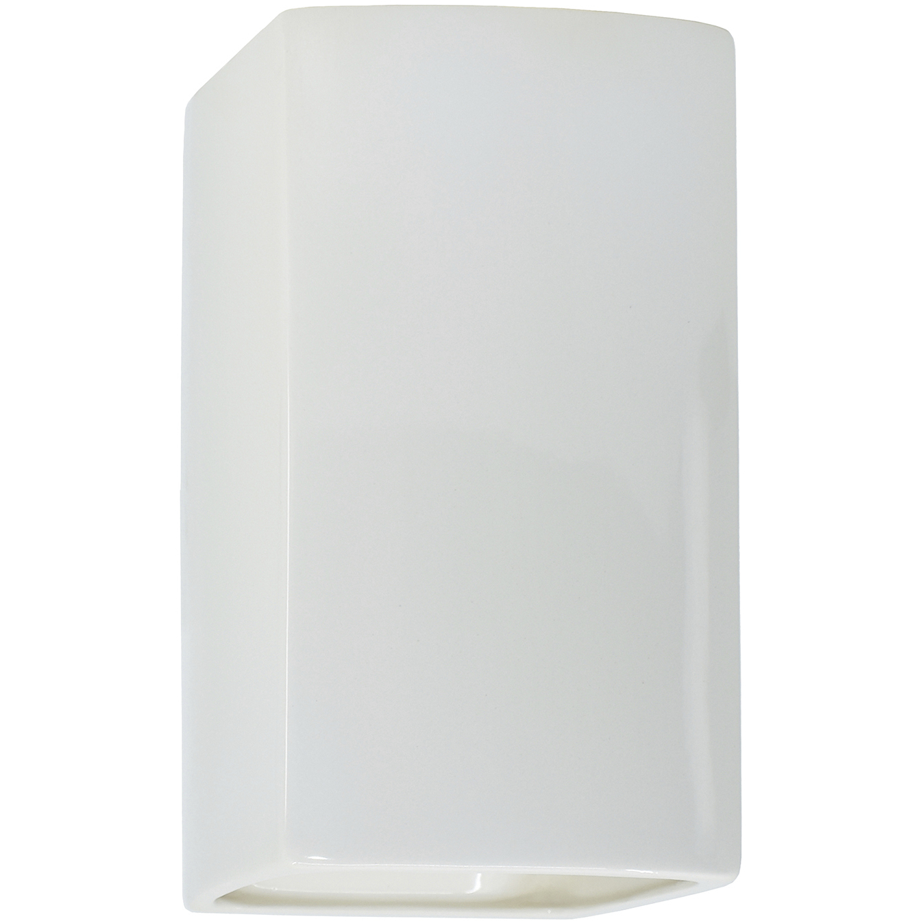 Ambiance 1 Light 13.5 inch Gloss White Outdoor Wall Sconce in Incandescent, Gloss White/Gloss White