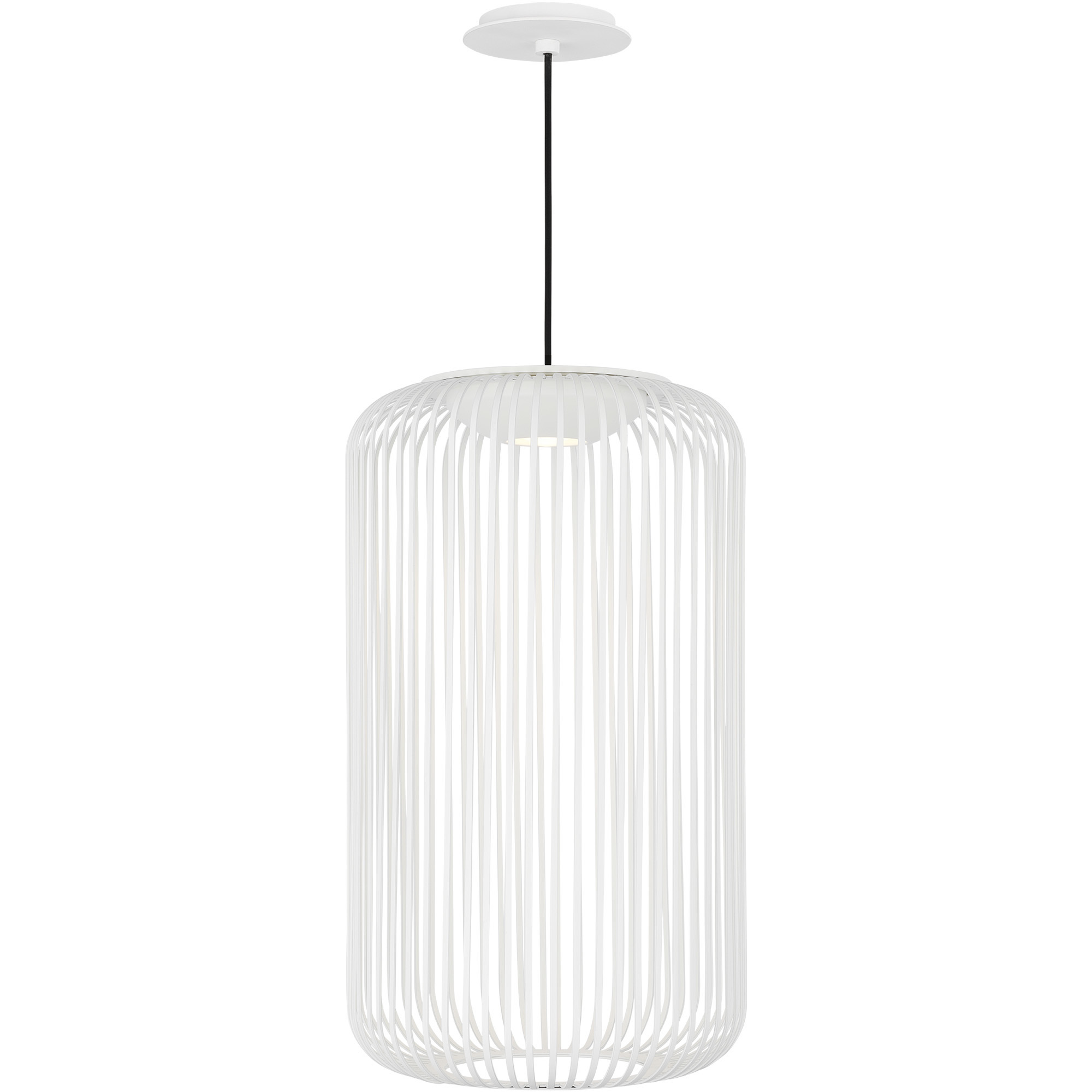 Sean Lavin Kai LED 12 inch Matte White Pendant Ceiling Light, Integrated LED