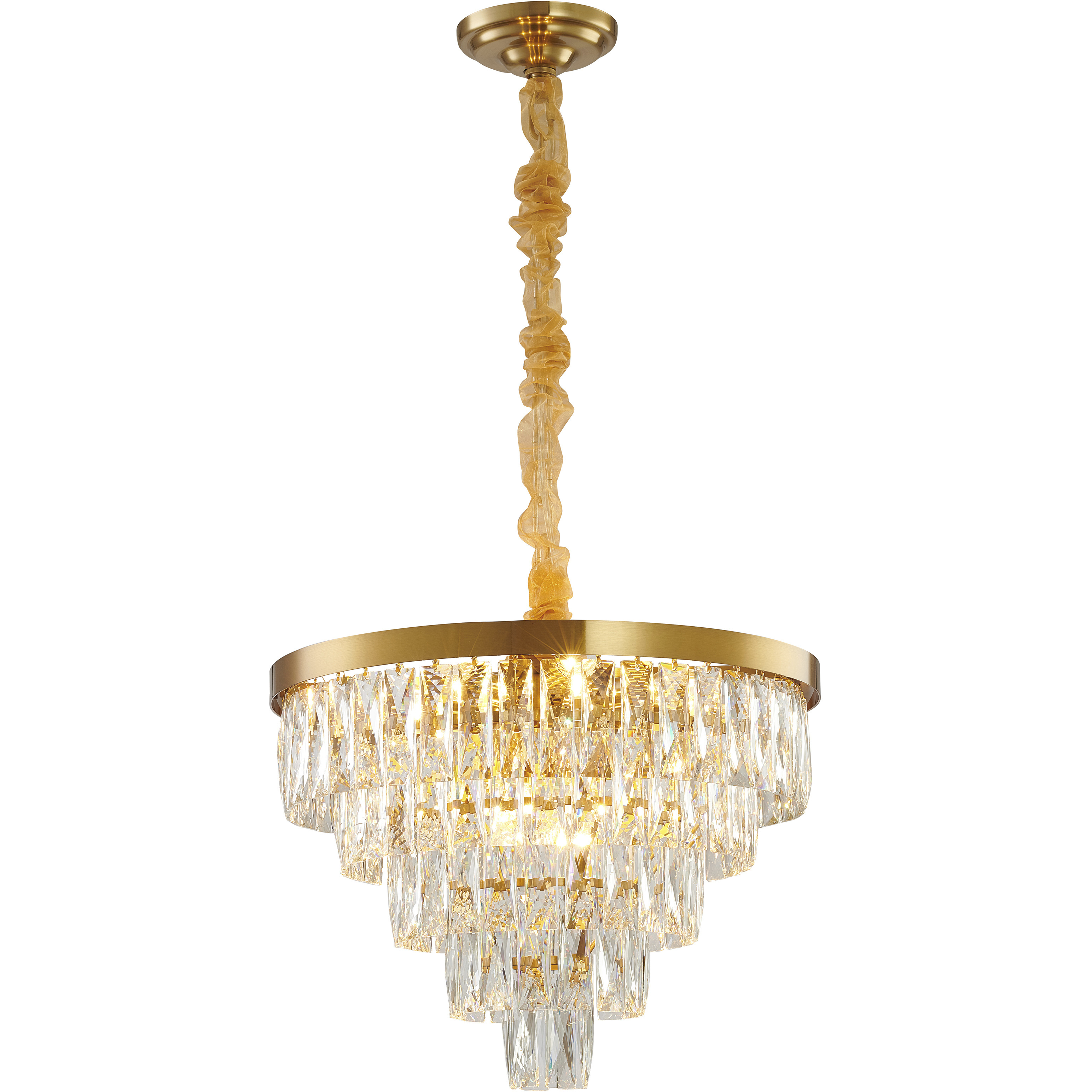 Canada 12 Light 19.7 inch Gold Chandelier Ceiling Light