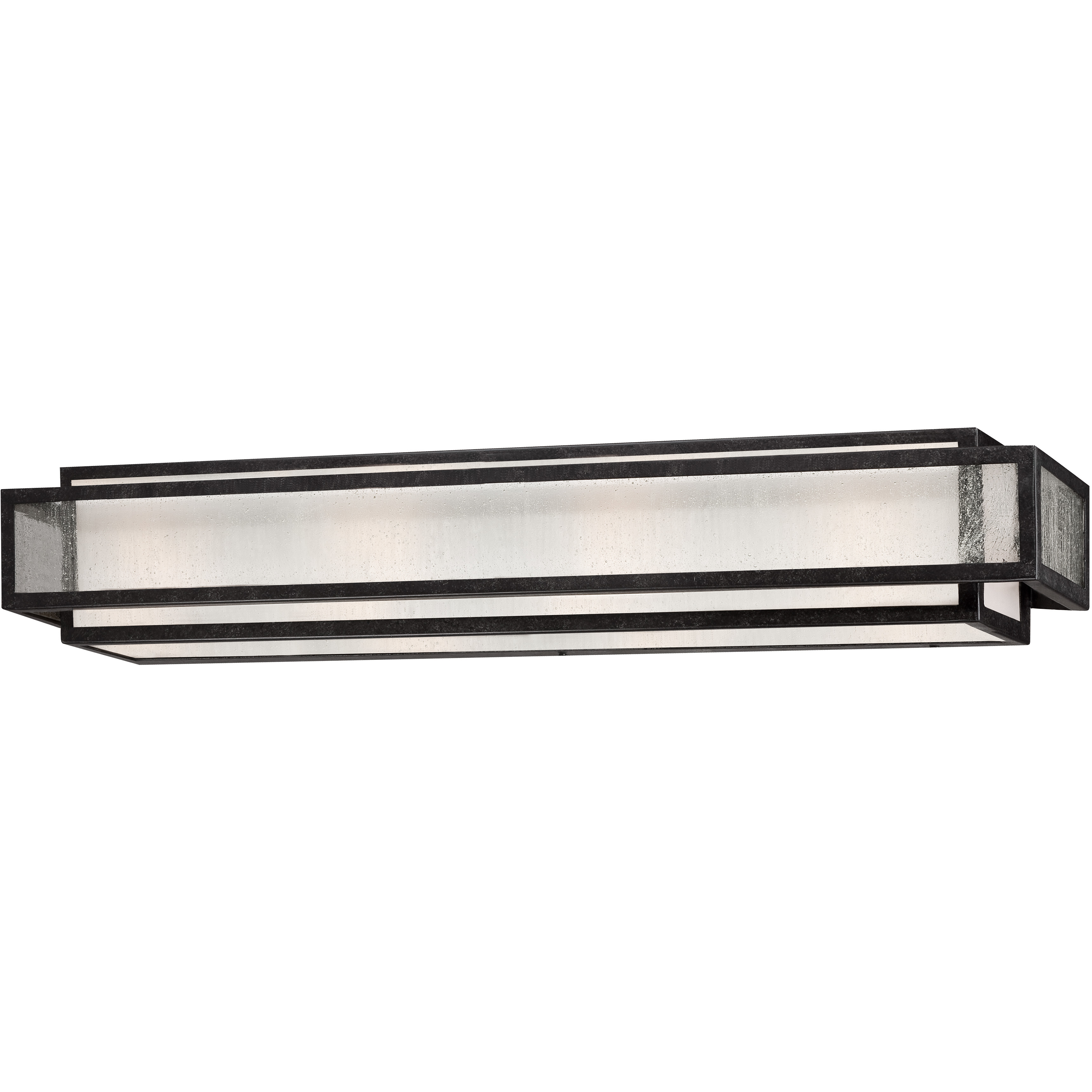Camden Square 4 Light 30 inch Aged Charcoal Bath Light Wall Light