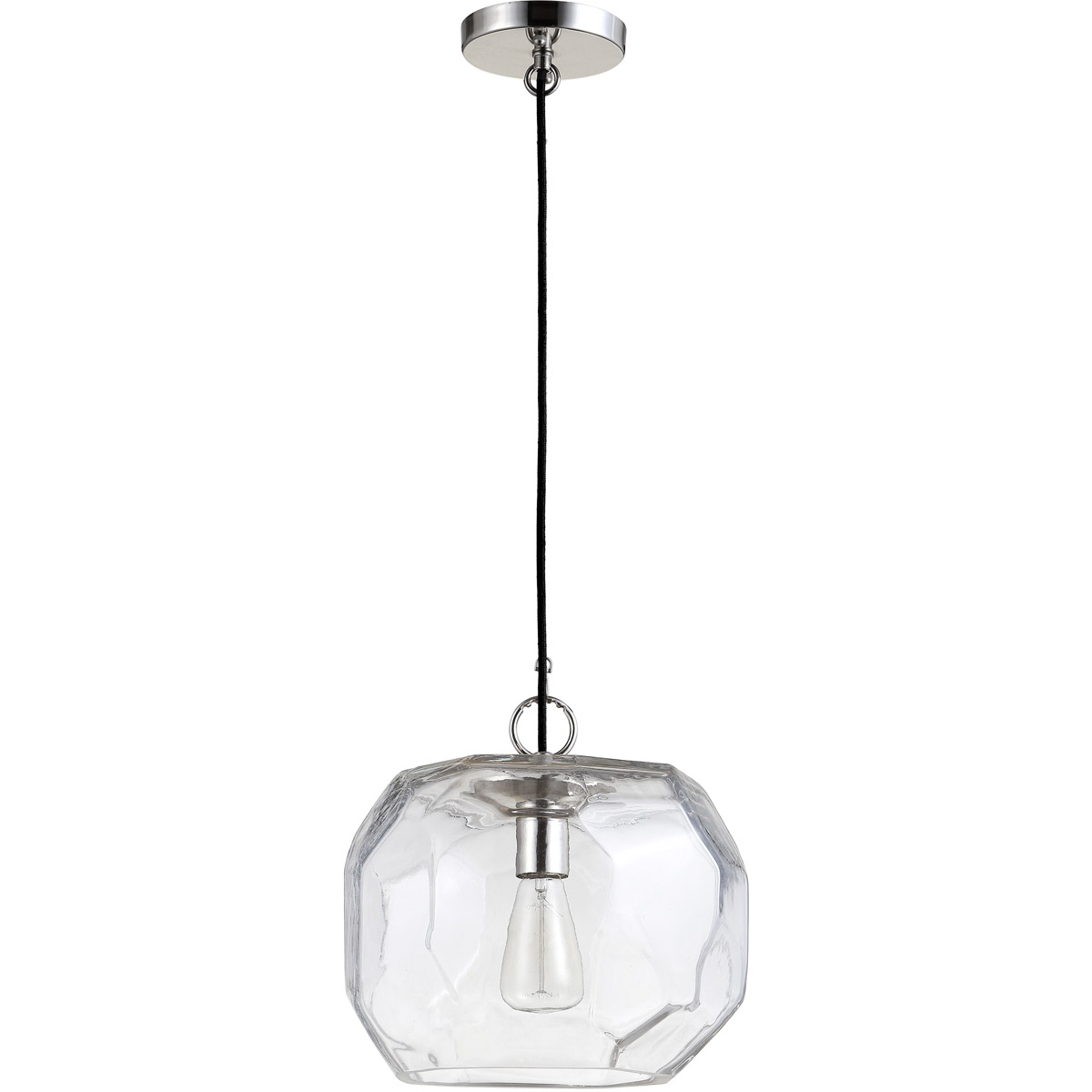 Saria 1 Light 11.5 inch Polished Nickel Mini Pendant Ceiling Light