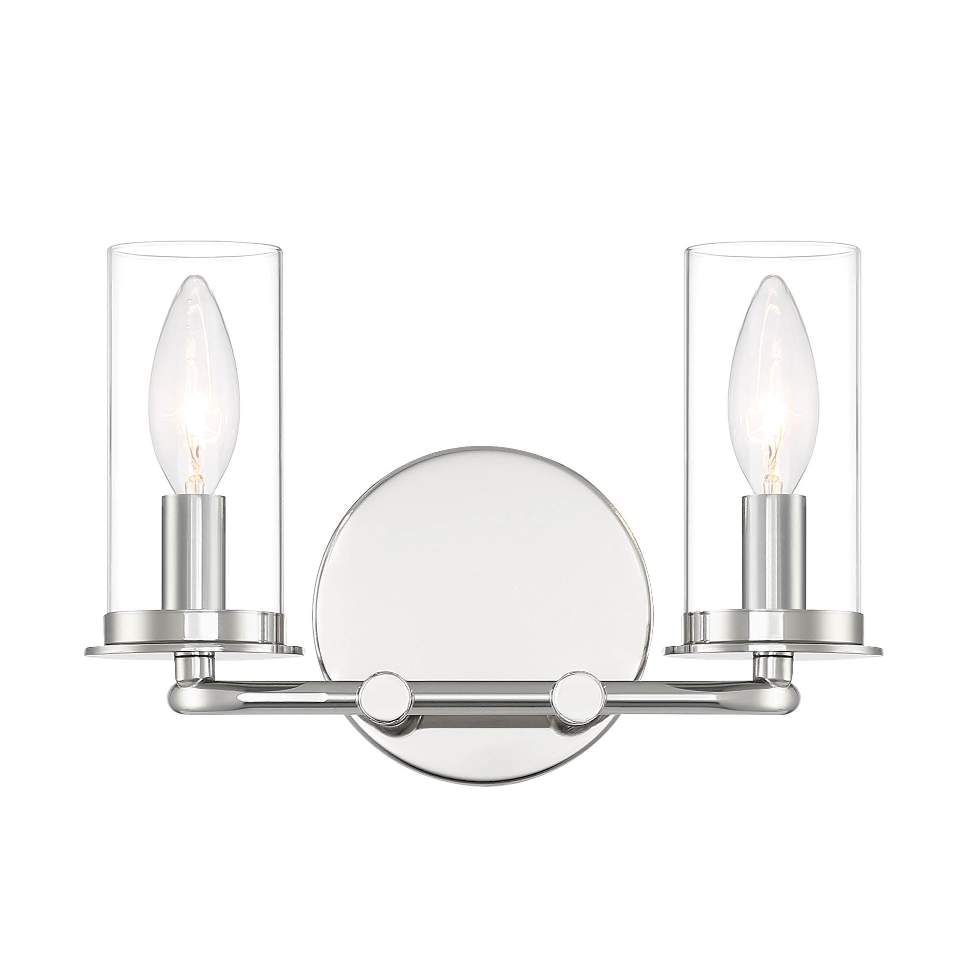 Hudson Heights 2 Light 11 inch Polished Nickel Vanity Light Wall Light